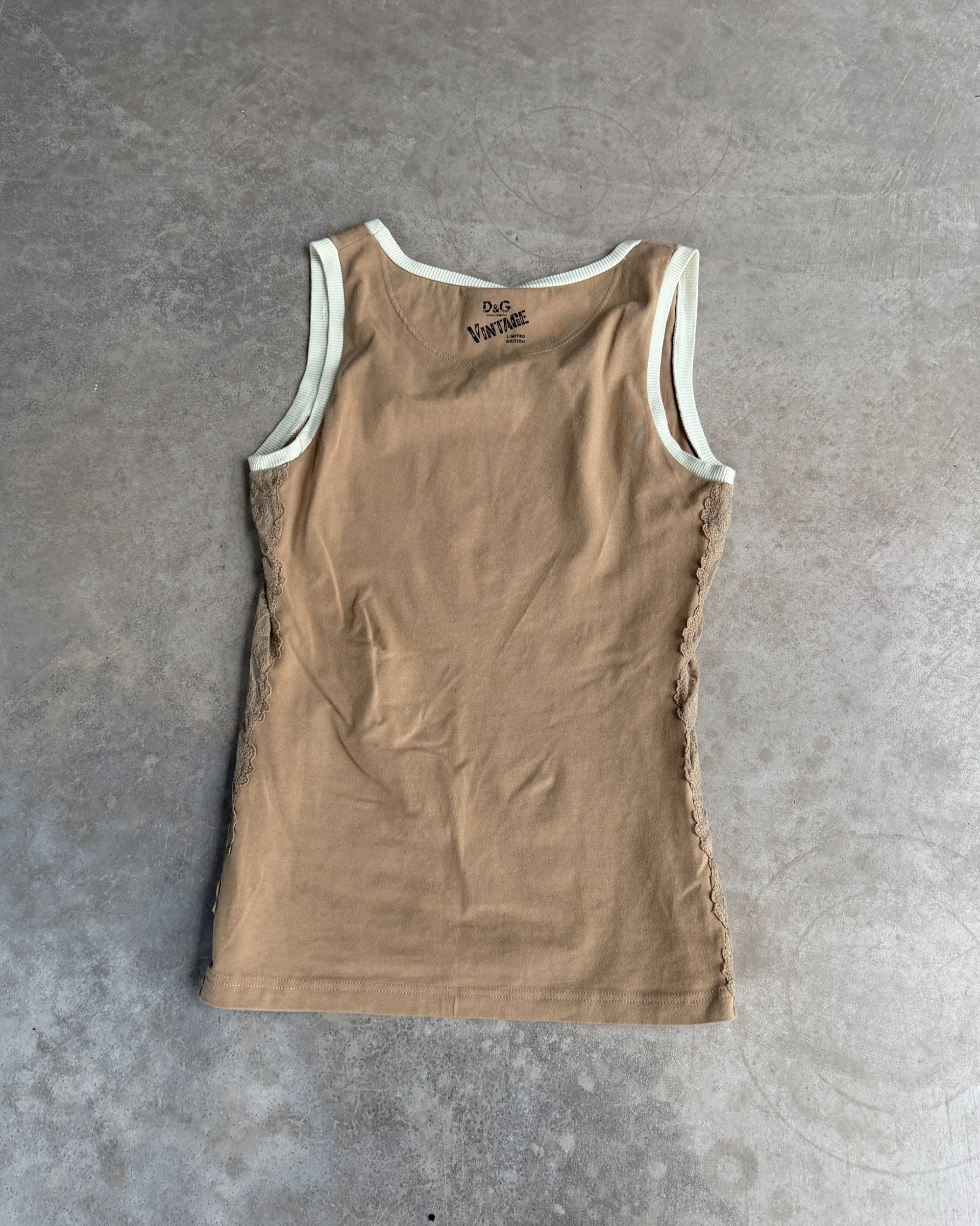Dolce & Gabbana D&G “Bisexual” Vest Top – S-on a concrete background