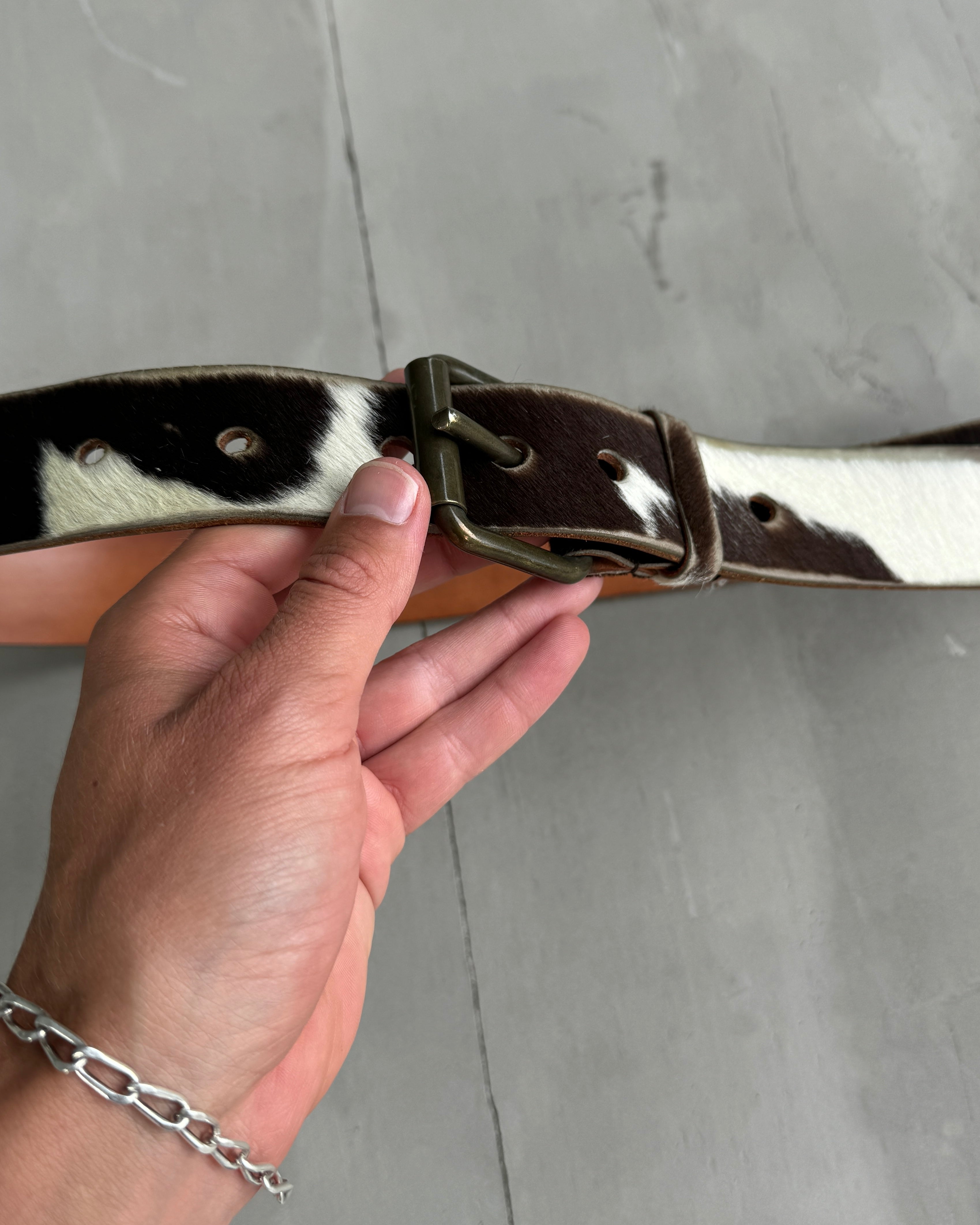 MIU MIU SS02 CALF FUR BELT