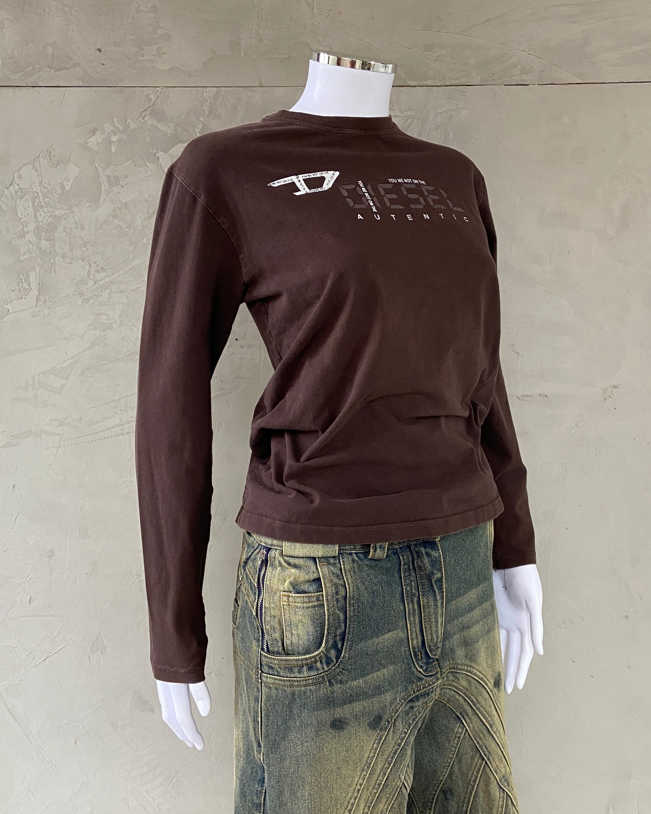 DIESEL 2000'S LONG SLEEVE TOP - M