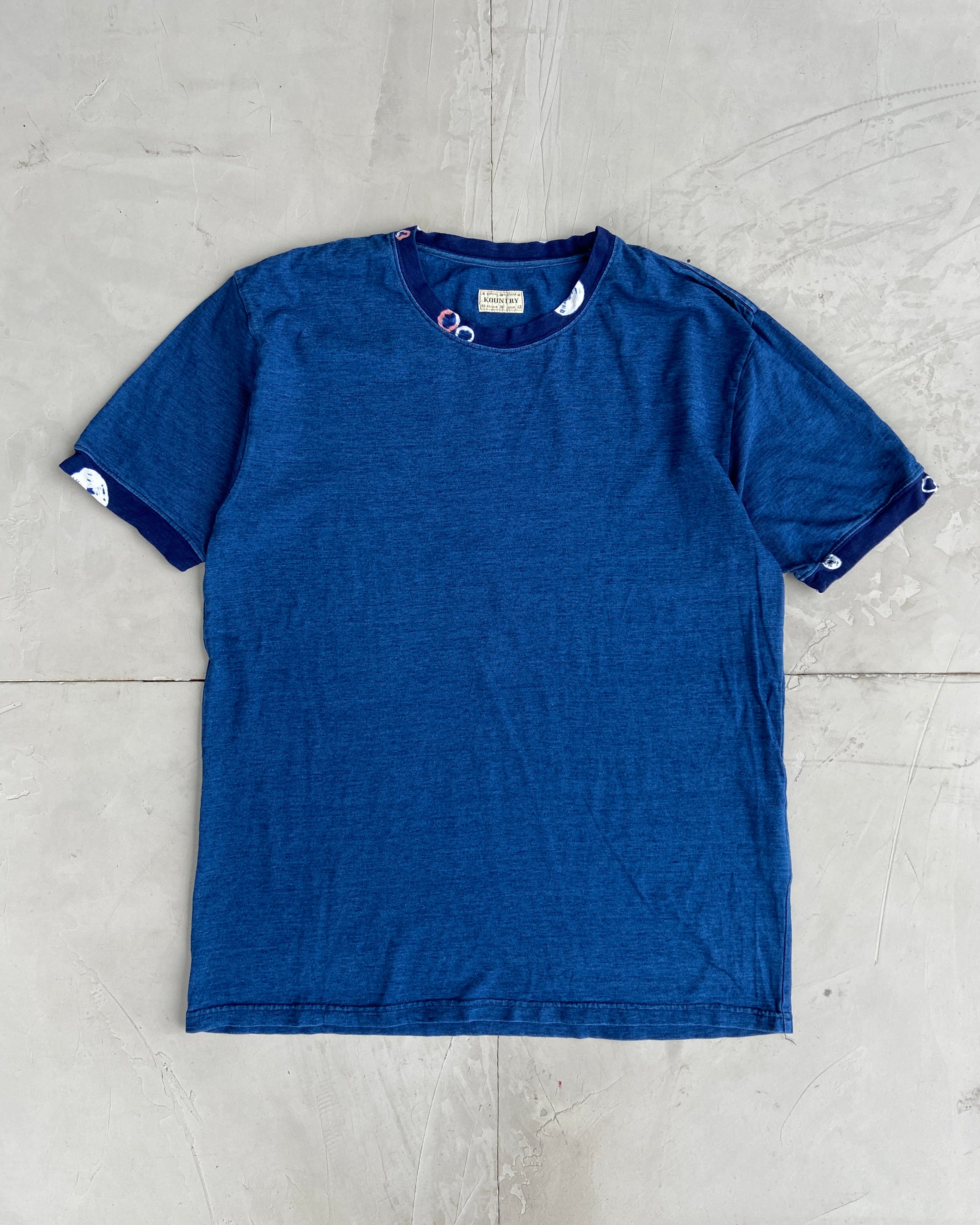 KAPITAL KOUNTRY JAPAN INDIGO TEE - M/L – BAD MOUTH*