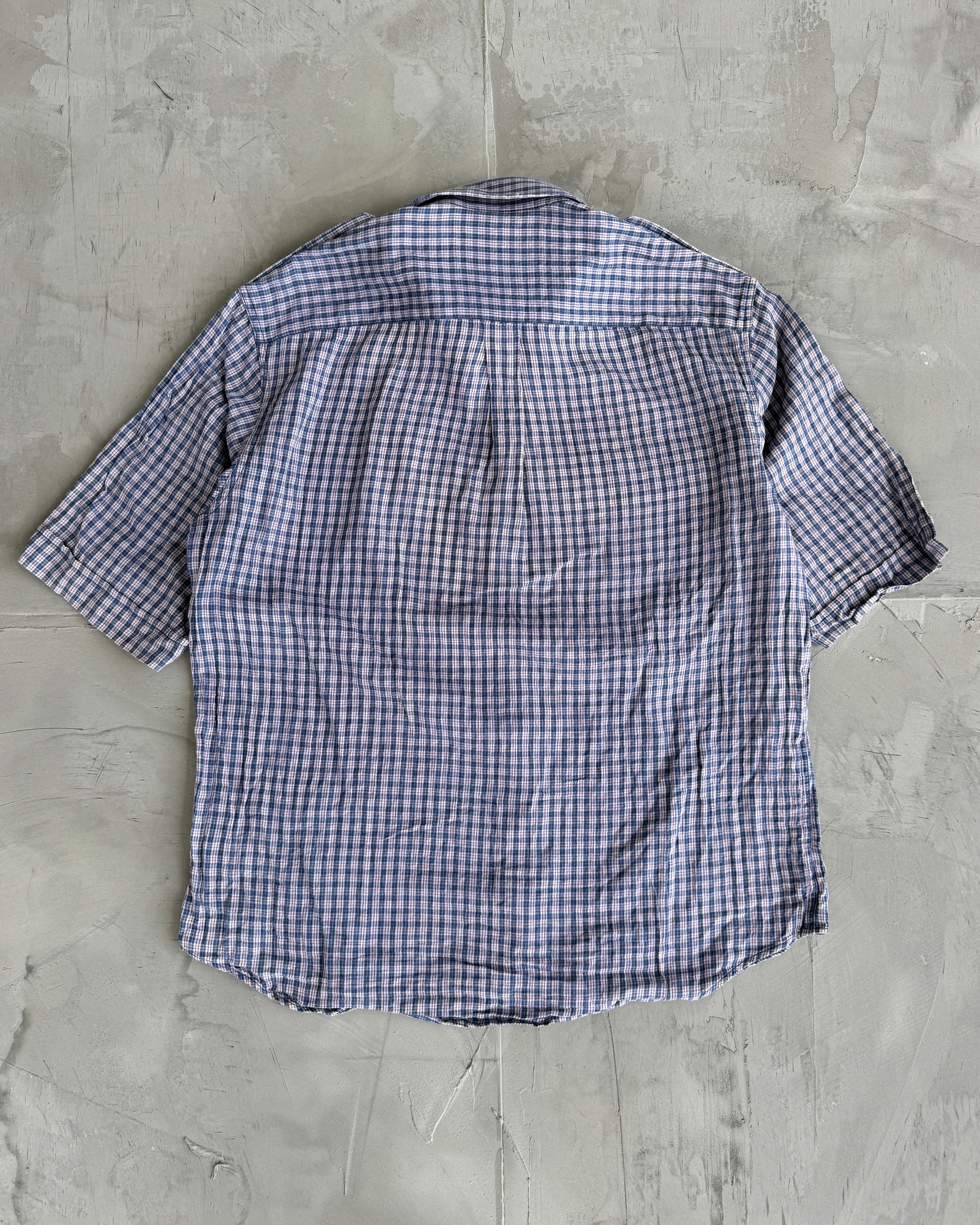 Gucci AW20 'Mon Petit Chou' Checkered Short Sleeve Shirt - M