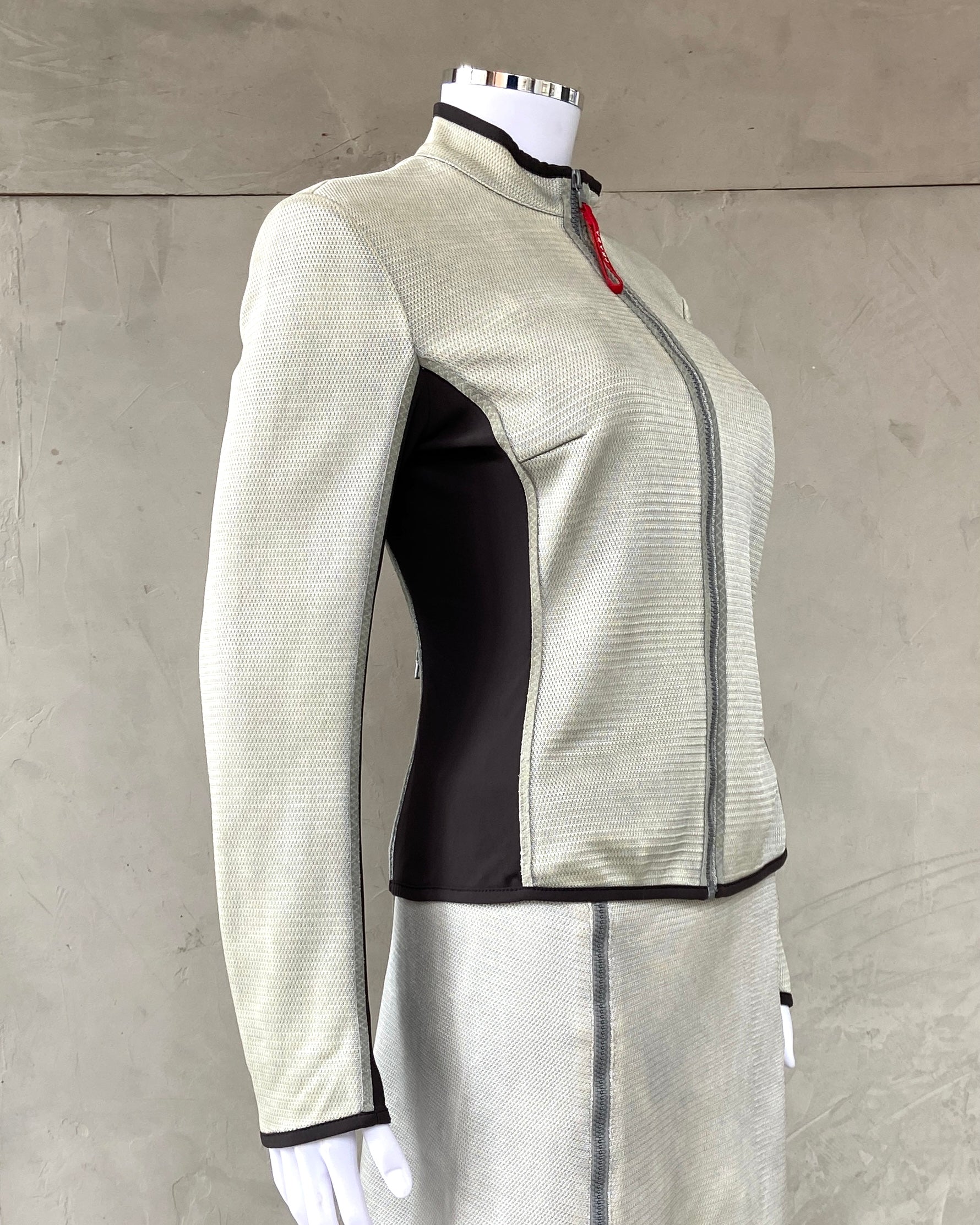 PRADA SPORT SS2000 NYLON ZIP UP JACKET - M