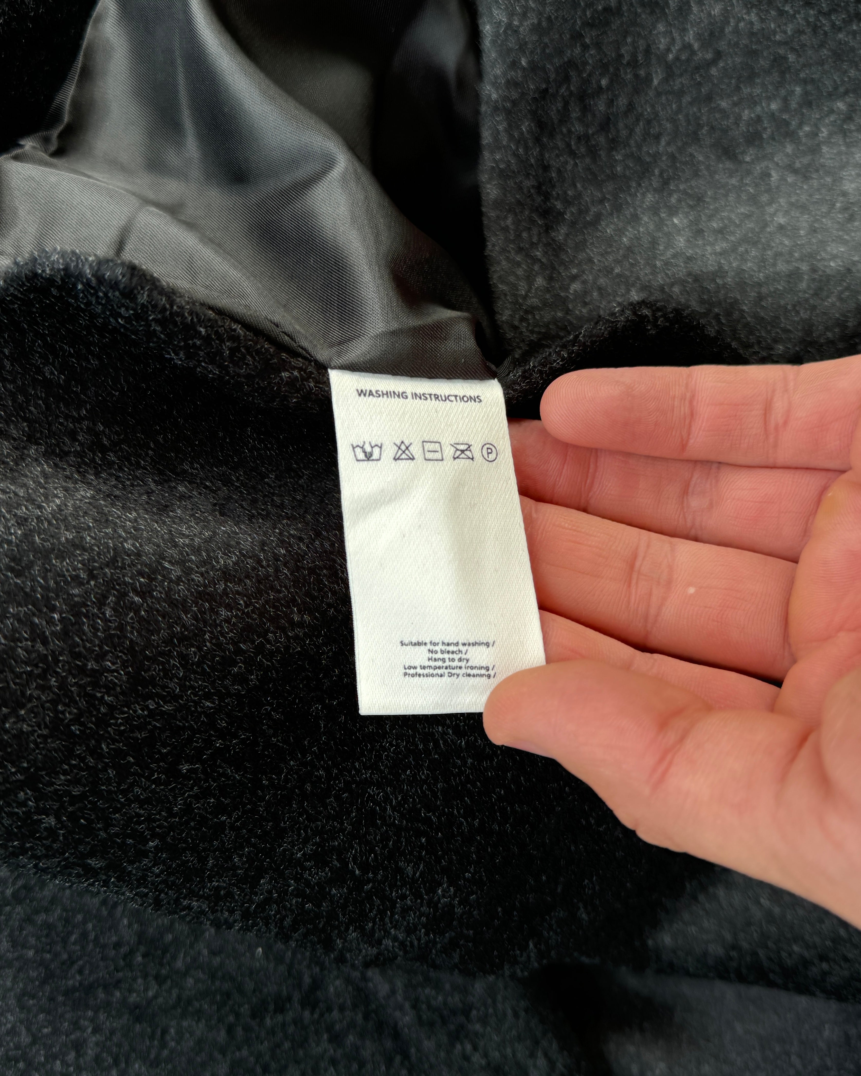 Asymmetric Button-Up Structured Jacket - S/M