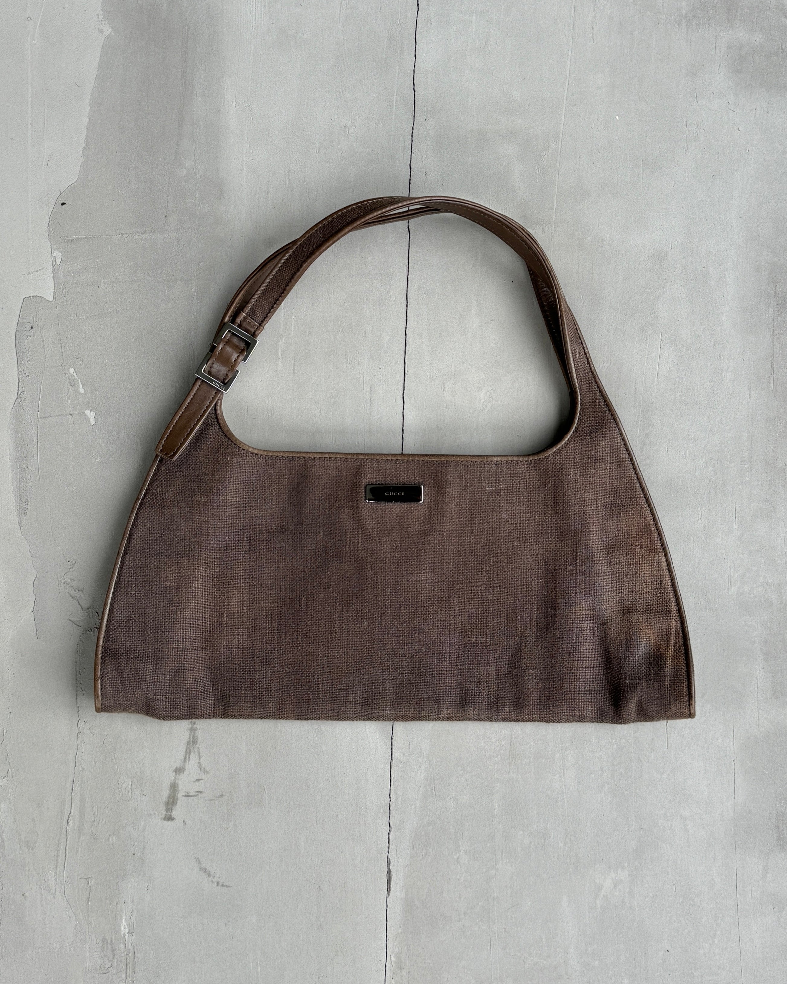 GUCCI BY TOM FORD SS01 CANVAS SHOULDER BAG