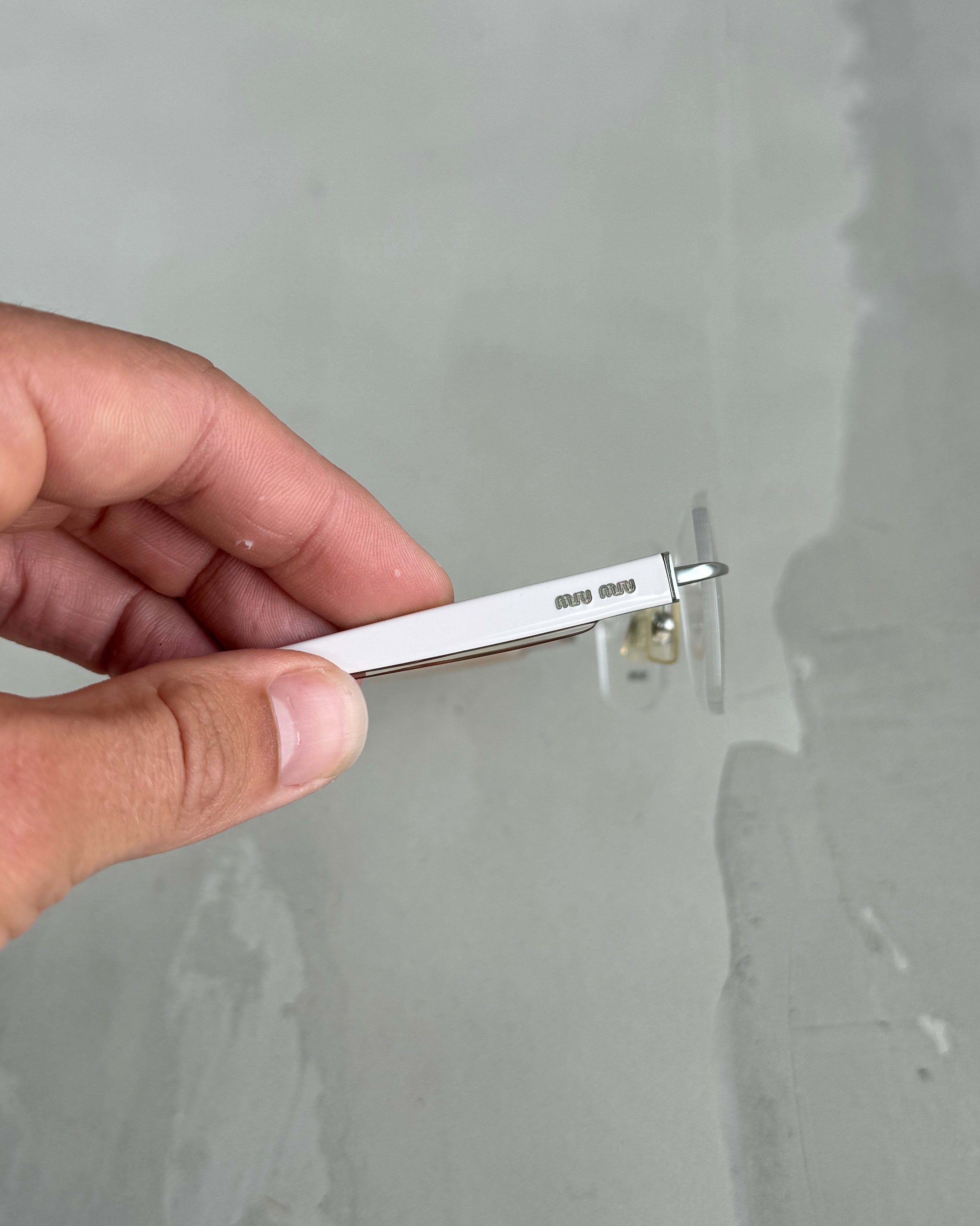 MIU MIU RIMLESS LENS BAYONETTA EYE GLASSES