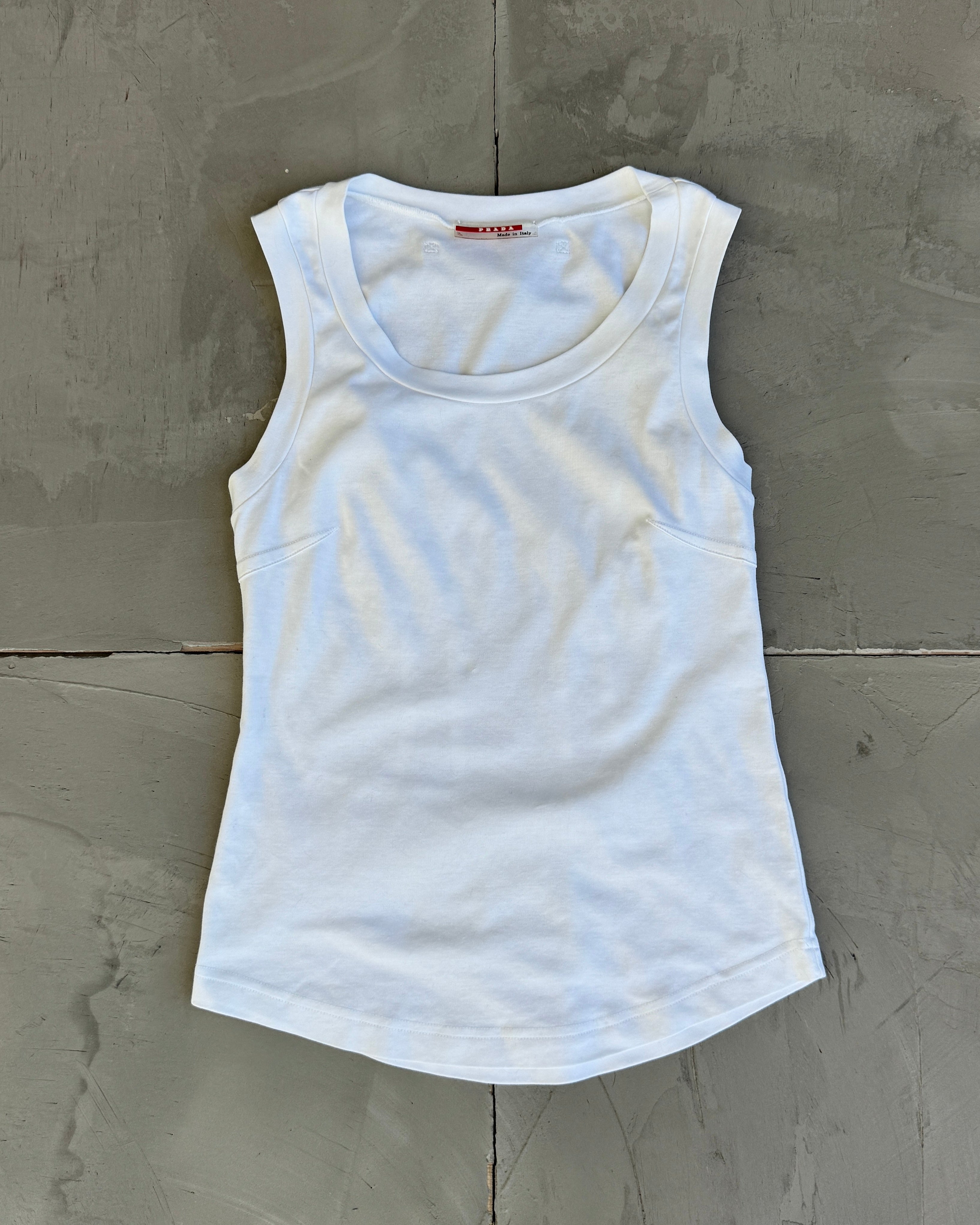 Prada Sport White Vest Top - S