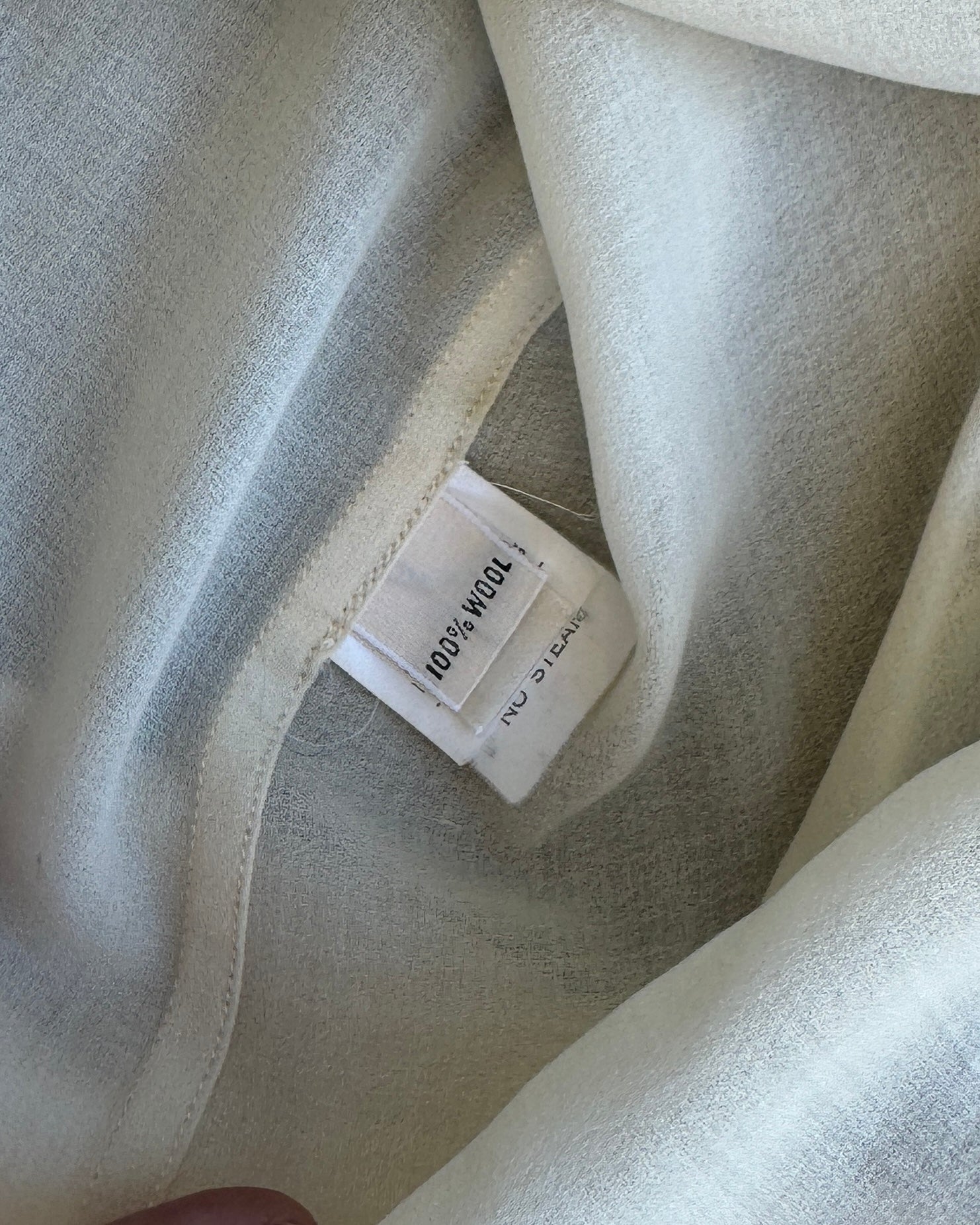 Marc Jacobs Dagger Collar Sheer Wool Shirt