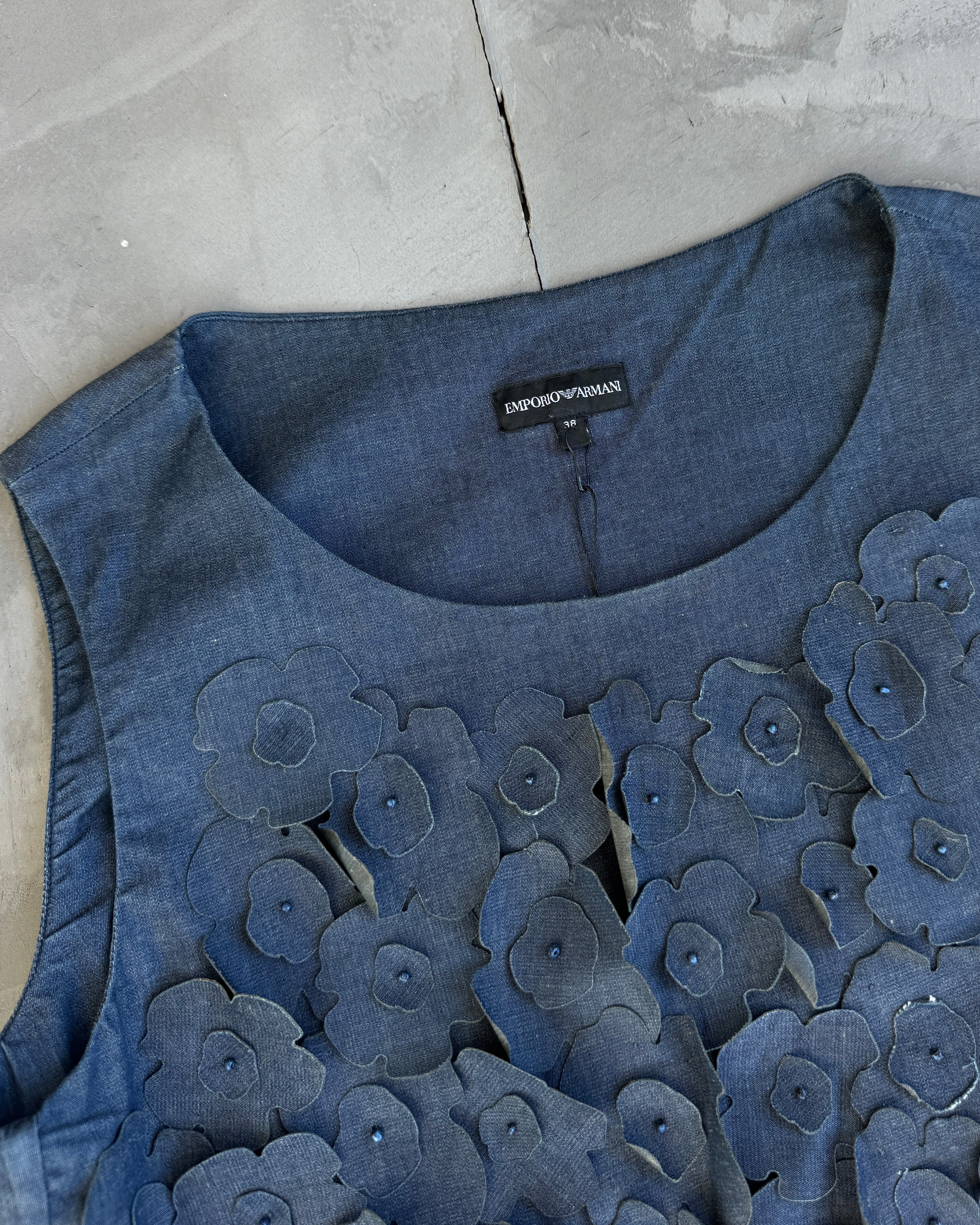 Emporio Armani Flower Textured Vest - S