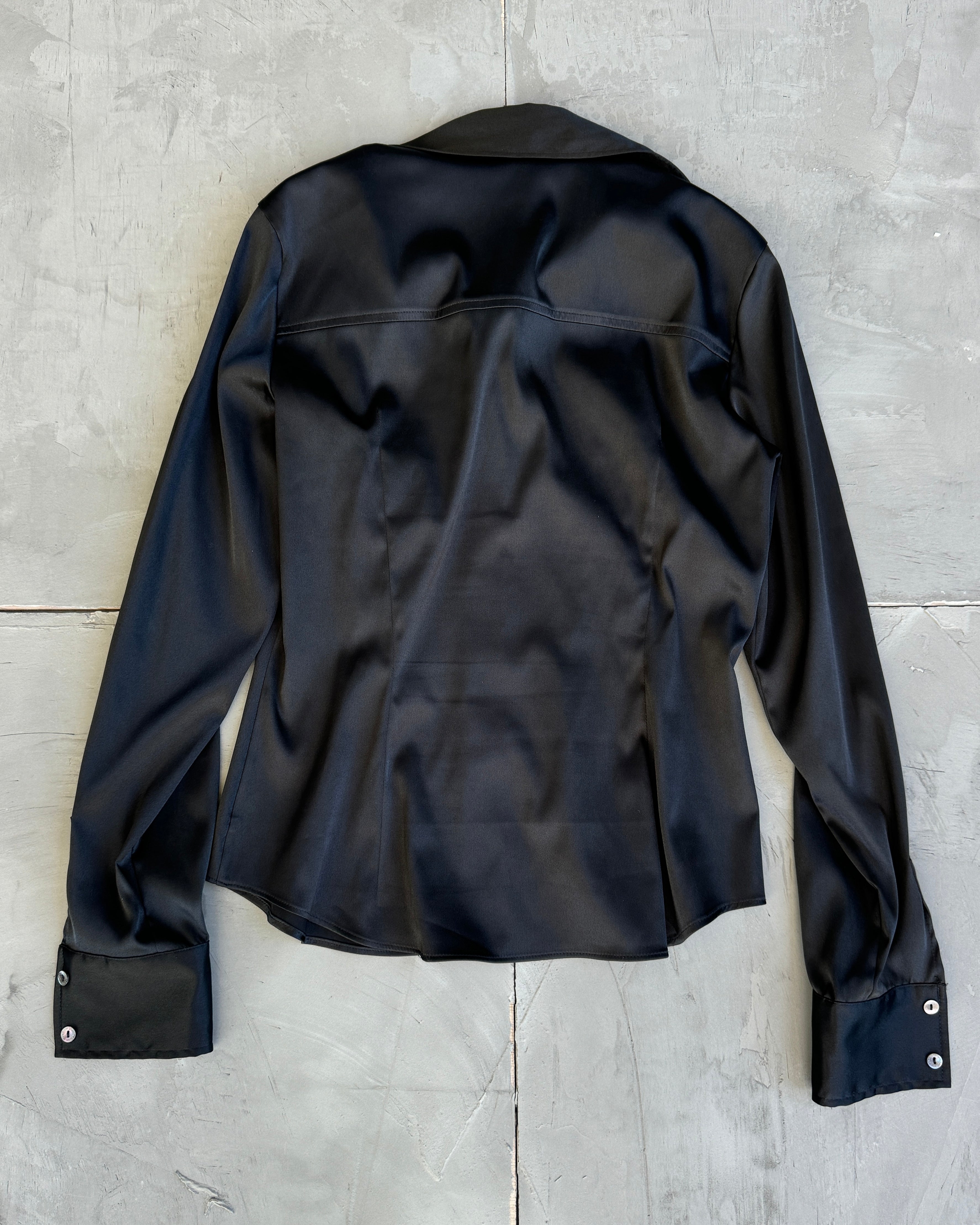 D&G Satin Dagger Collar Shirt - Men’s S