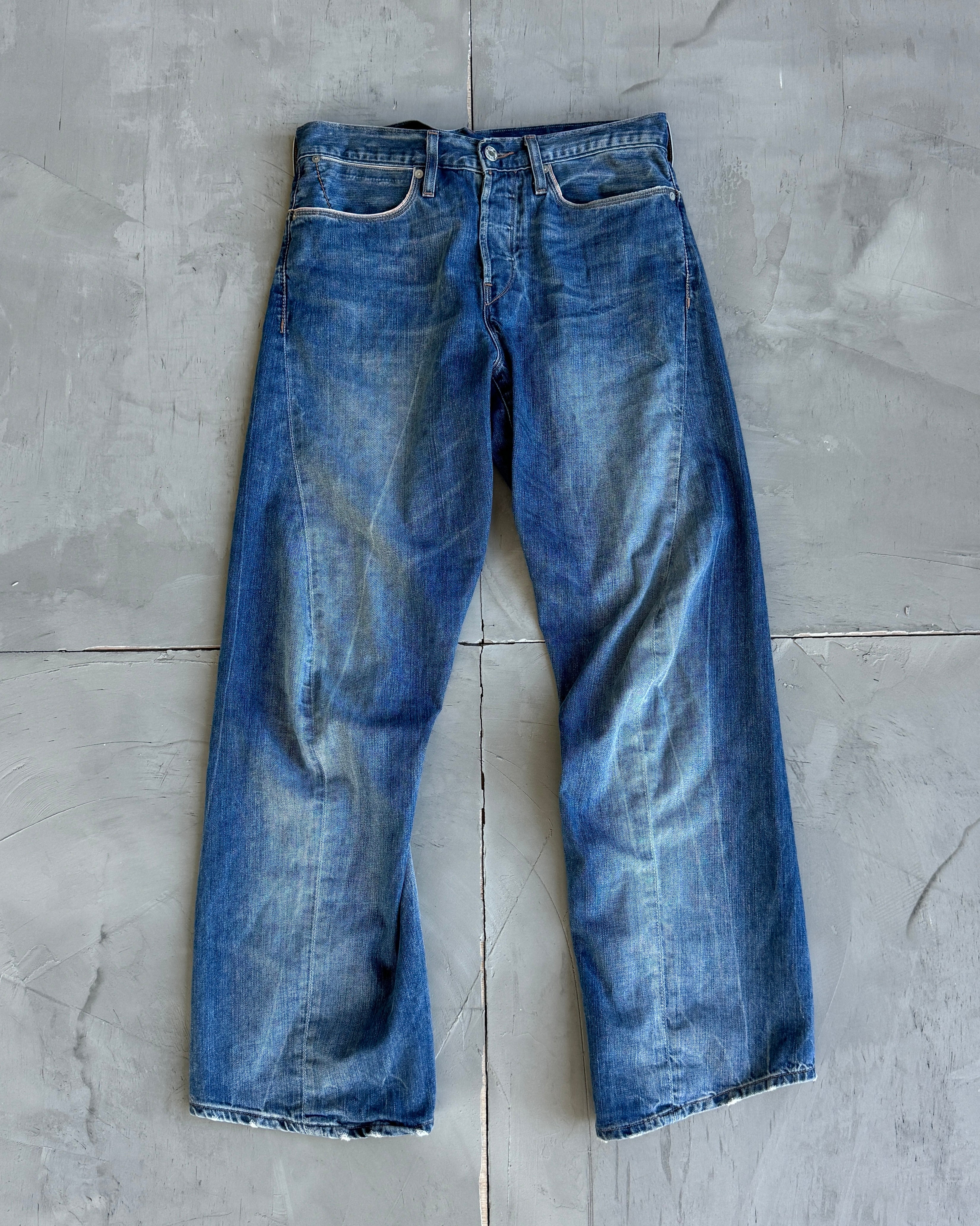 Levi’s Engineered Twisted Denim Jeans with Cinch Back Buckle