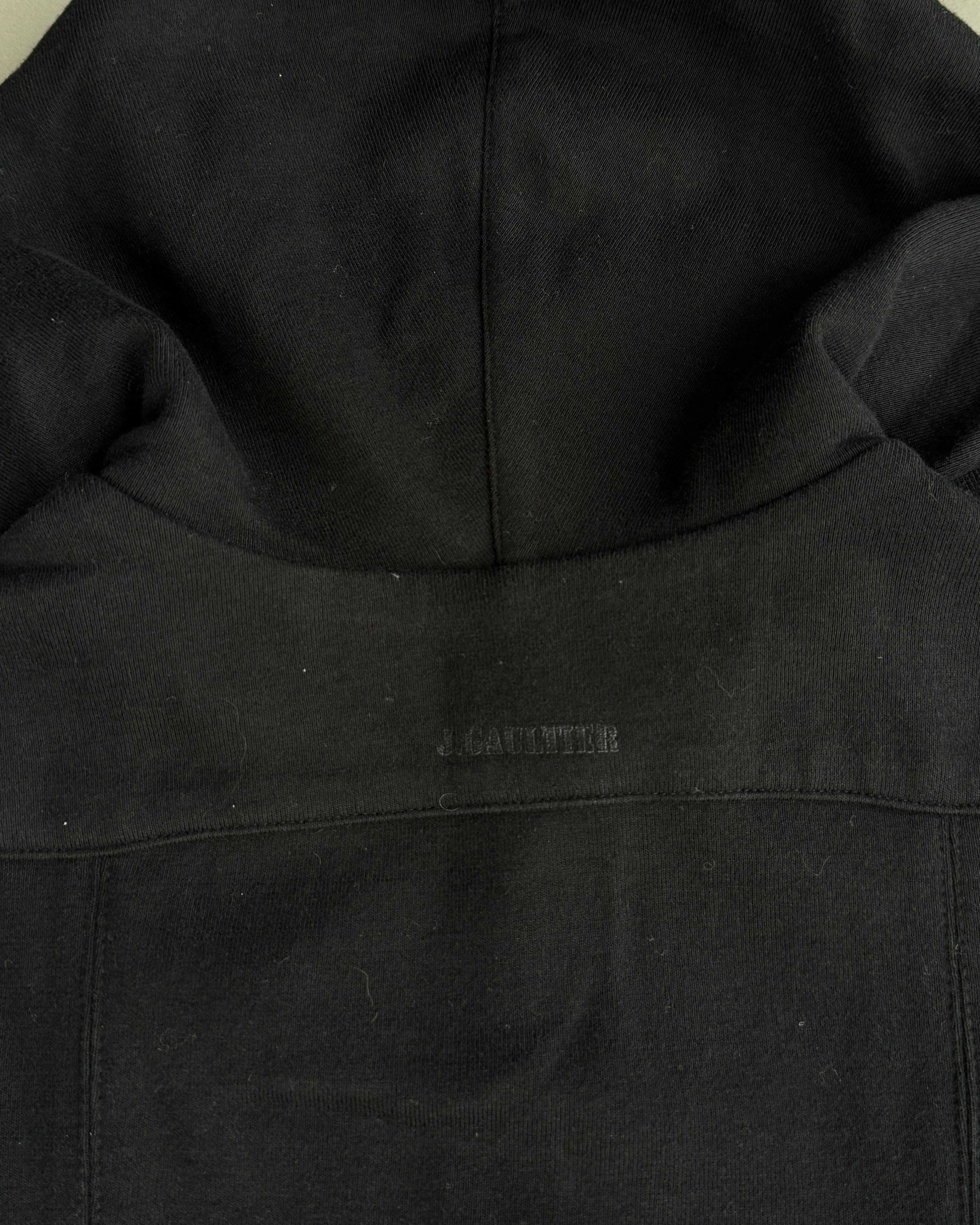 JUNIOR GAULTIER HOODED ZIPPER DRESS - S