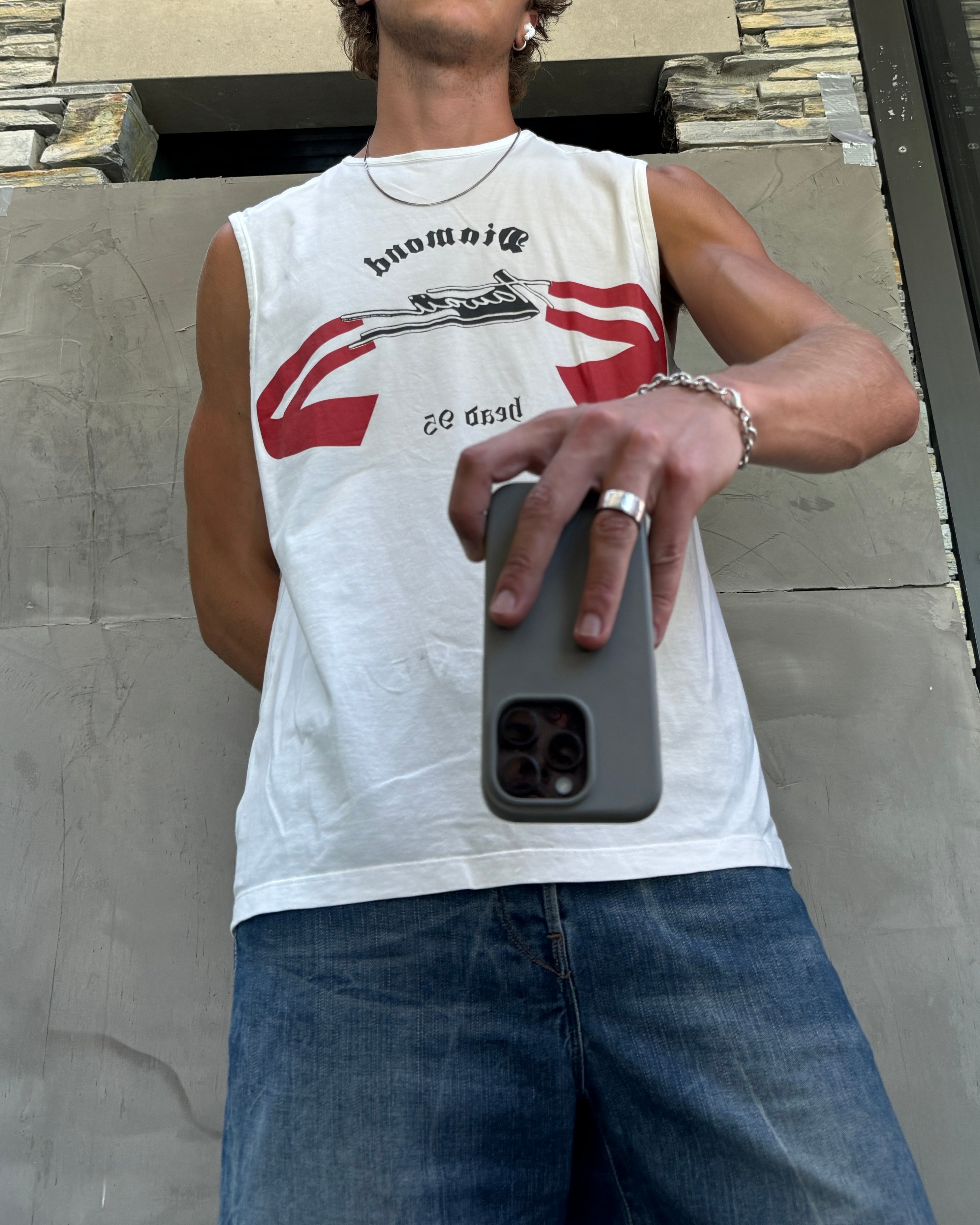 Helmut Lang Re‑Edition “Diamond Head 95” Vest - L