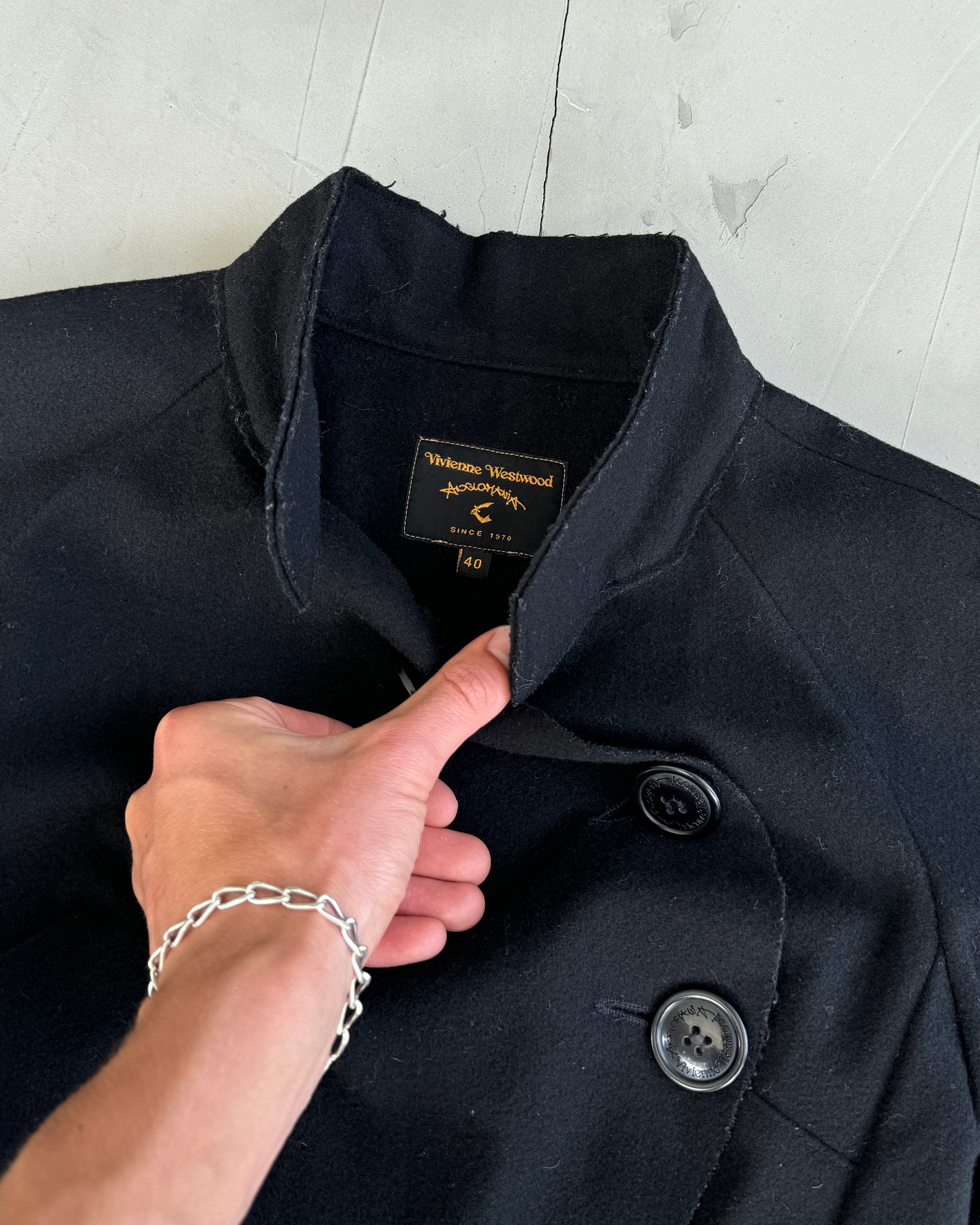 VIVIENNE WESTWOOD ANGLOMANIA ASYMMETRIC BUTTON UP JACKET - S