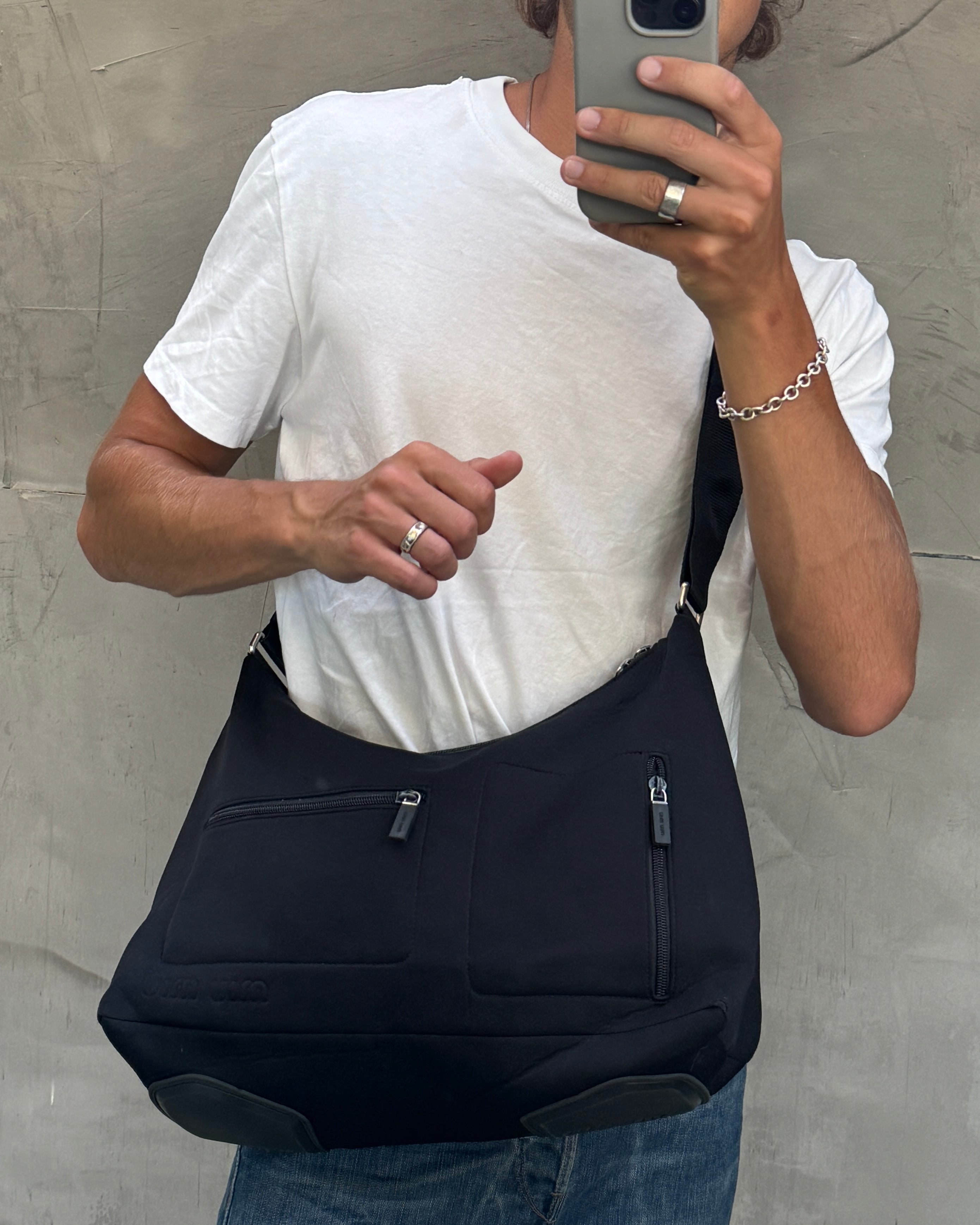 Miu Miu FW99 Nylon Side Bag