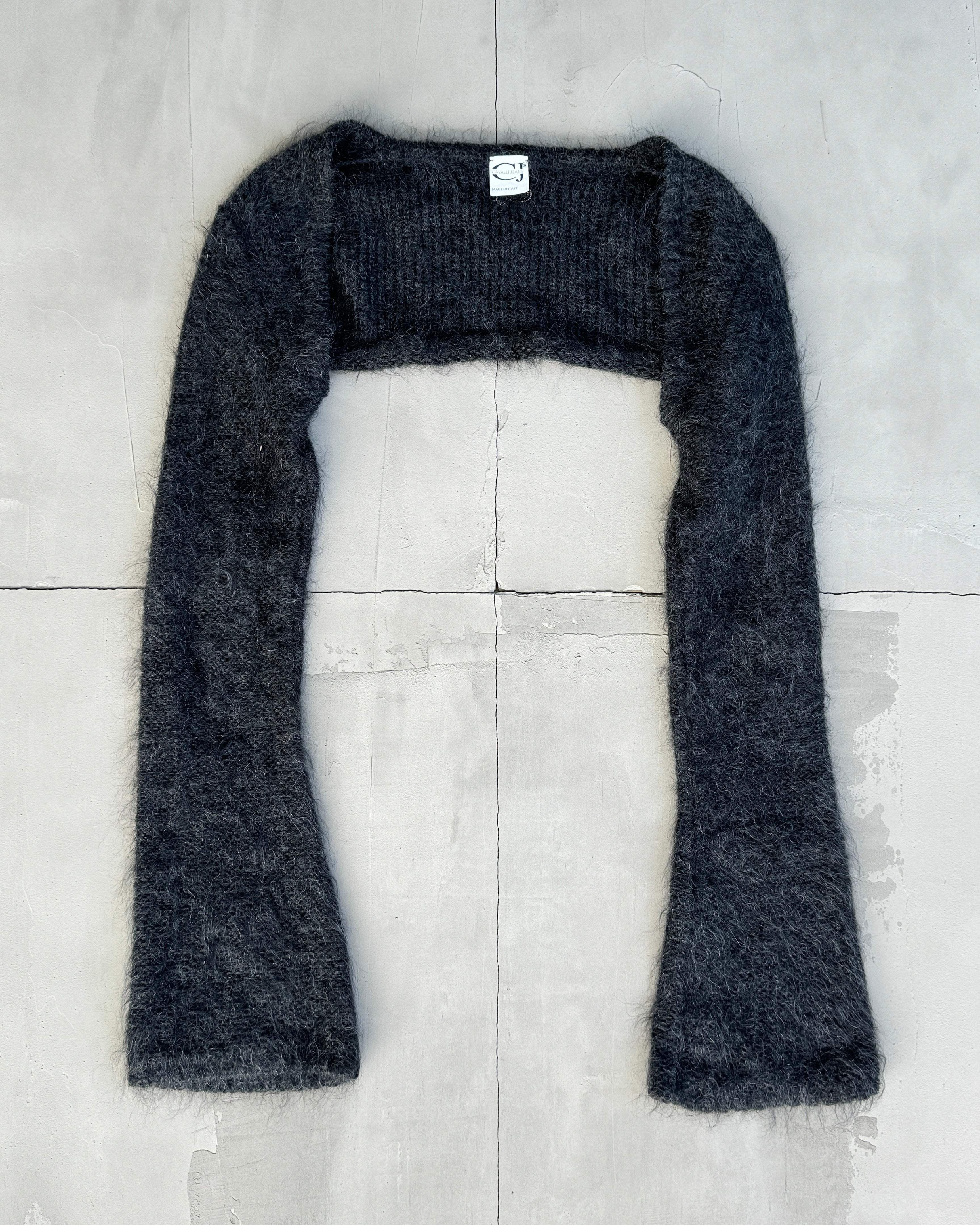 CAVALLI 00'S MOHAIR BOLERO ARM SLEEVES - M