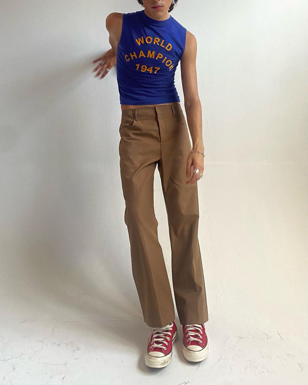 CHRISTIAN DIOR FW01 'J'ADORE DIOR' VEST TOP - S