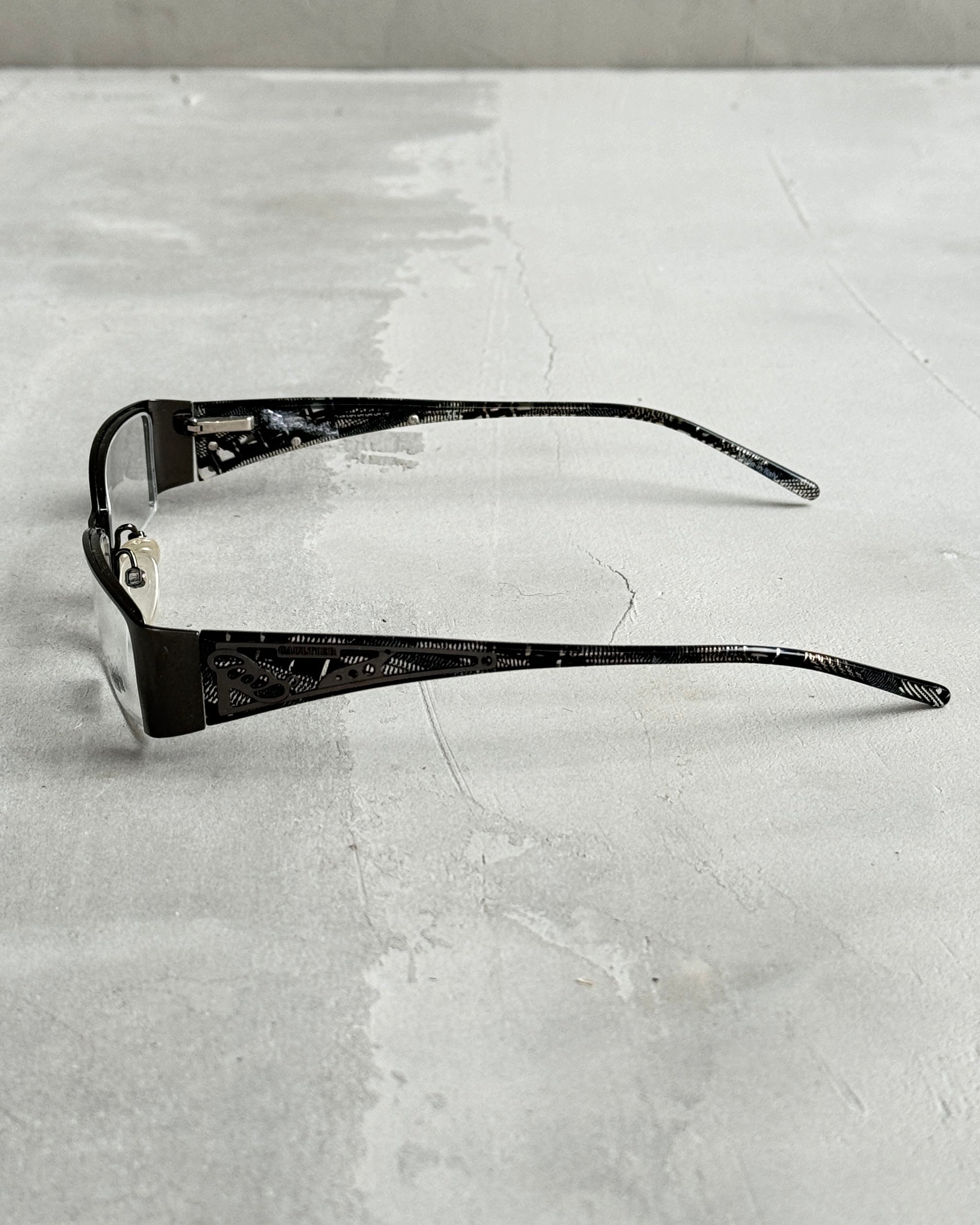 JEAN PAUL GAULTIER CLEAR LENS BAYONETTA GLASSES