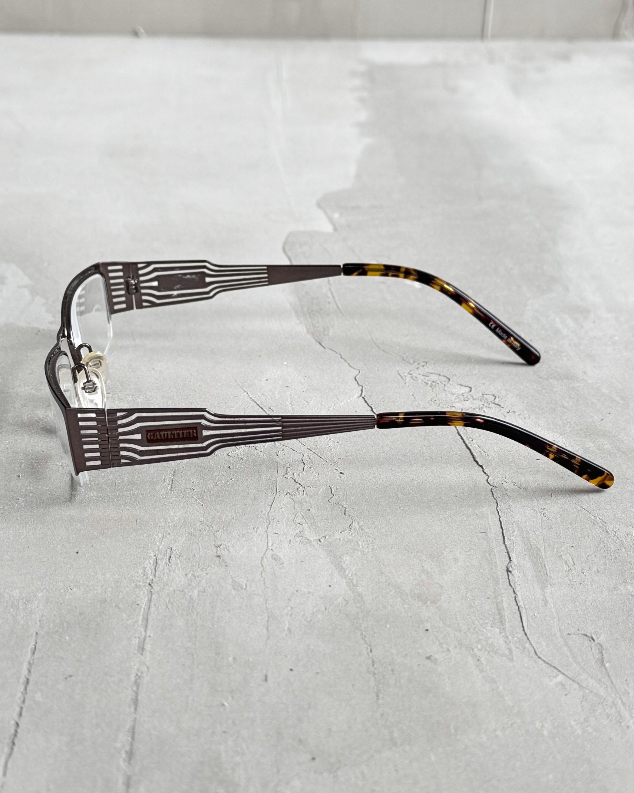 JEAN PAUL GAULTIER JPG CLEAR LENS BAYONETTA EYE GLASSES