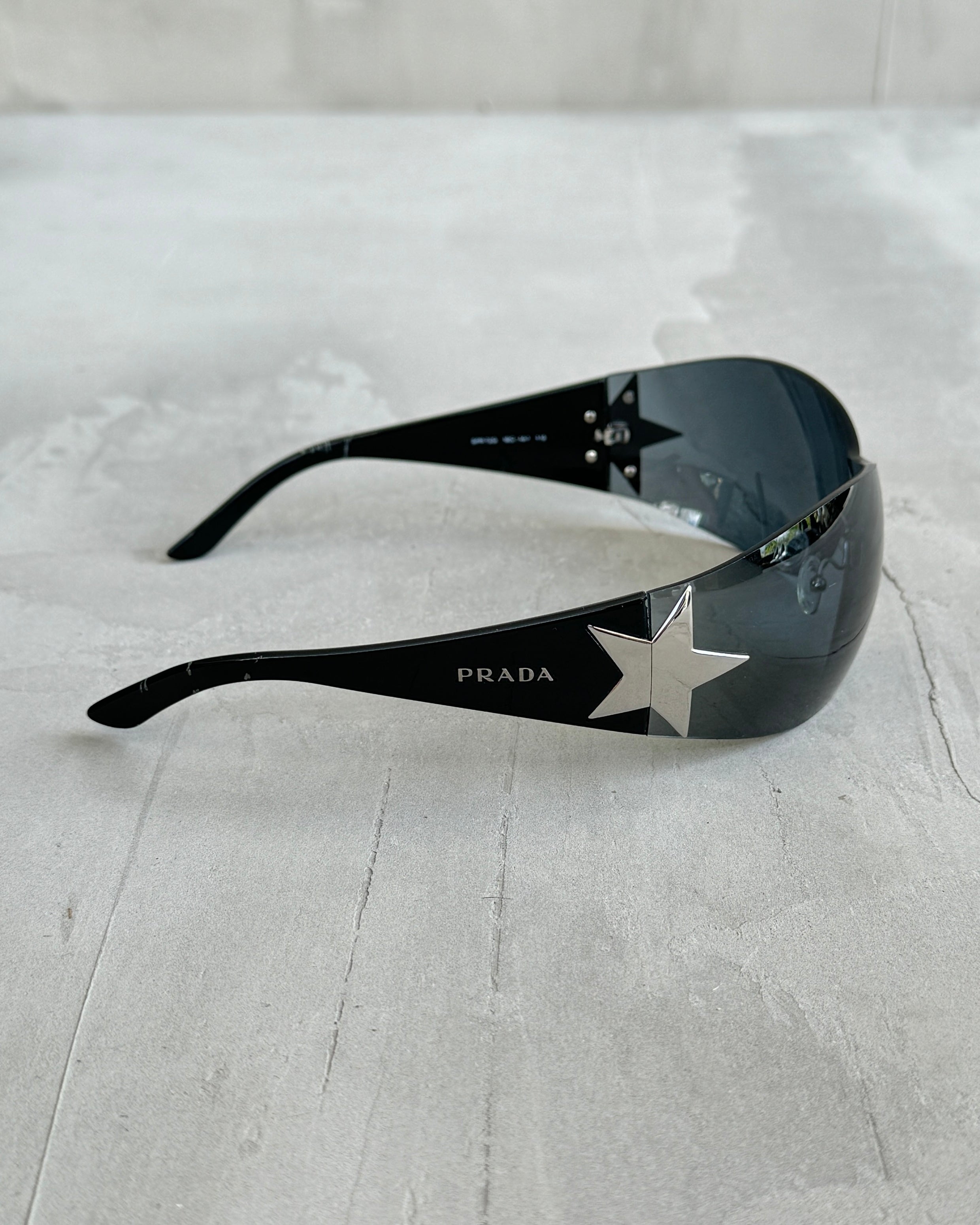 PRADA WRAP AROUND STAR SUNGLASSES