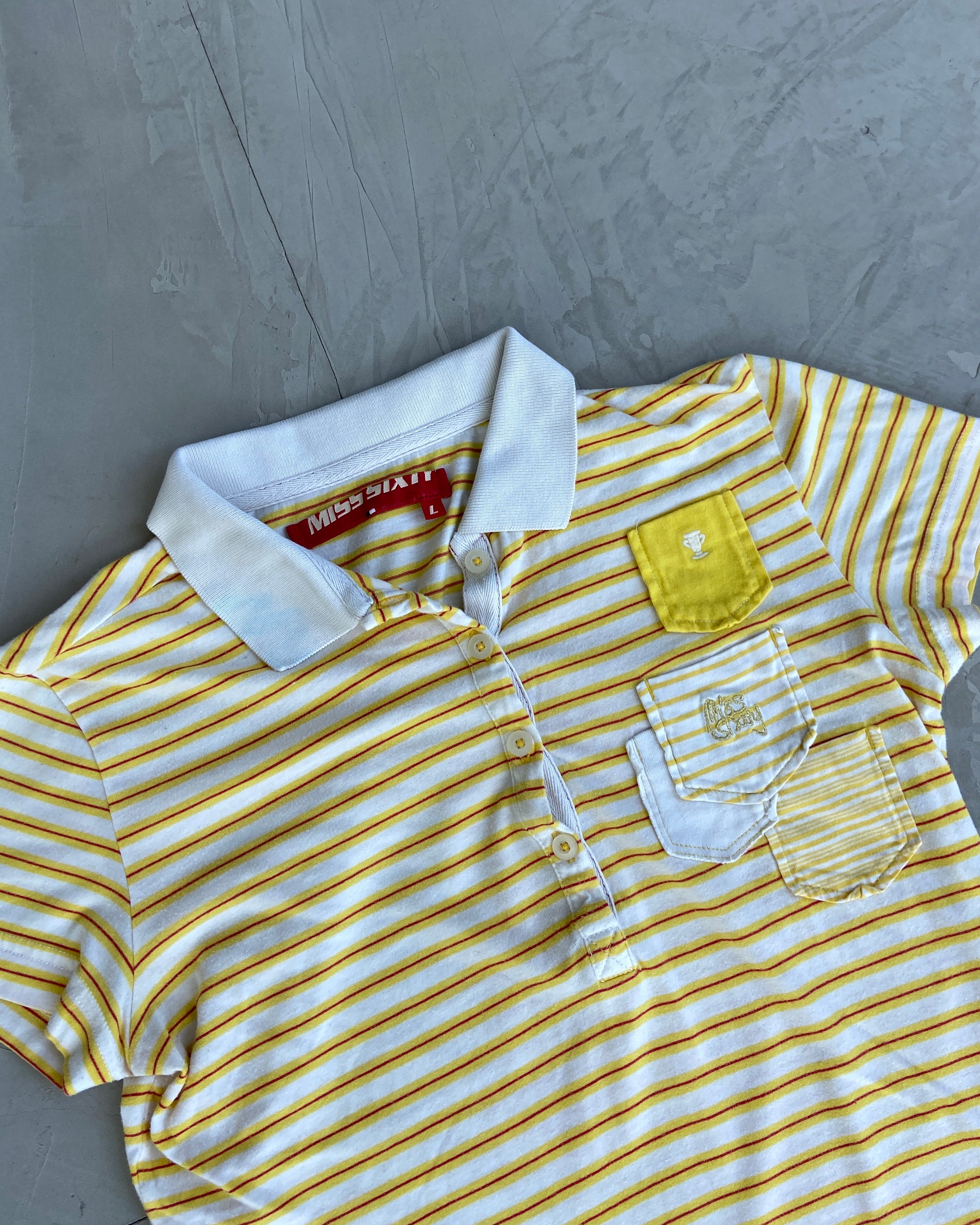 MISS SIXTY COLLARED TOP - L