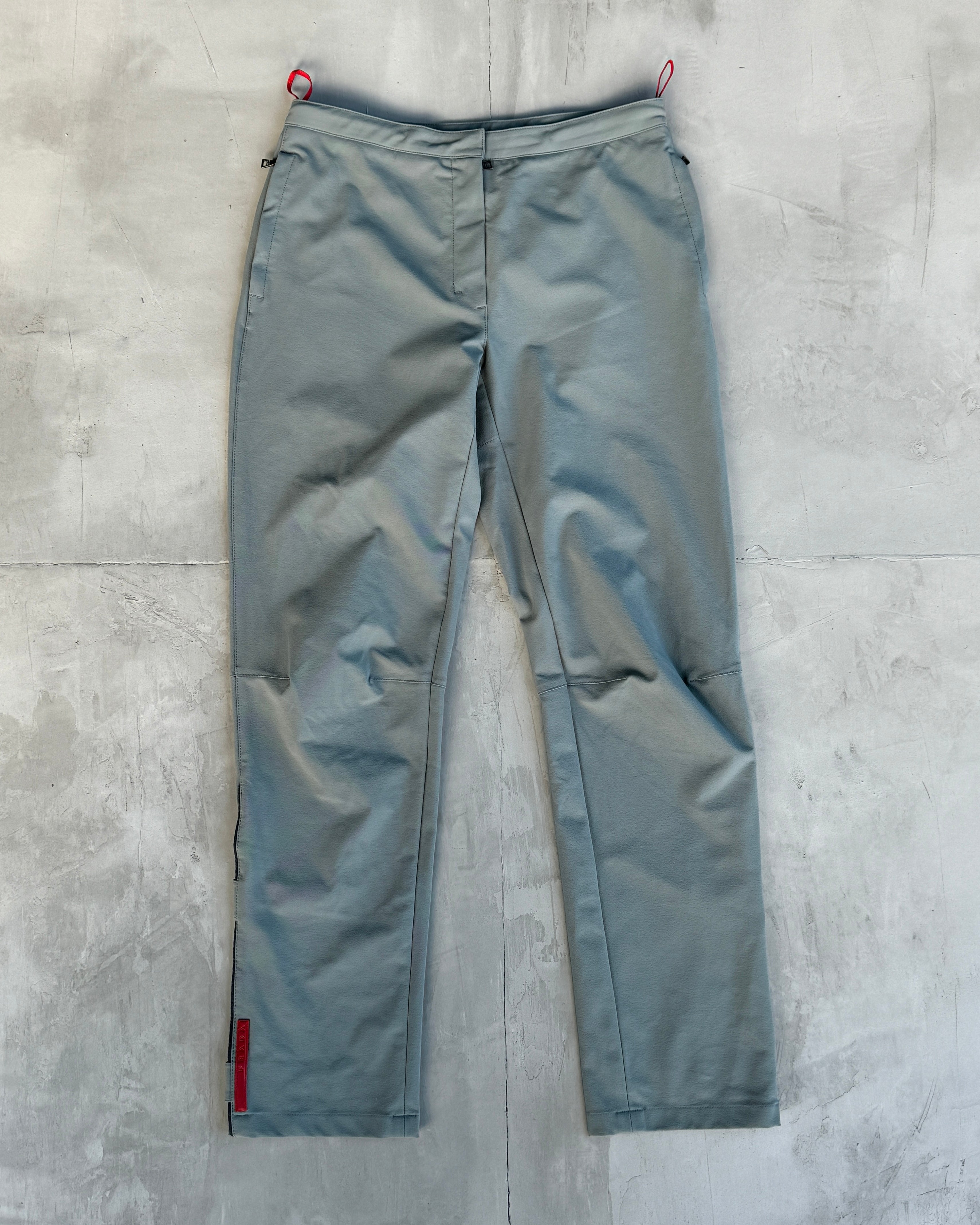 PRADA SPORT NYLON STRETCH TROUSERS - M
