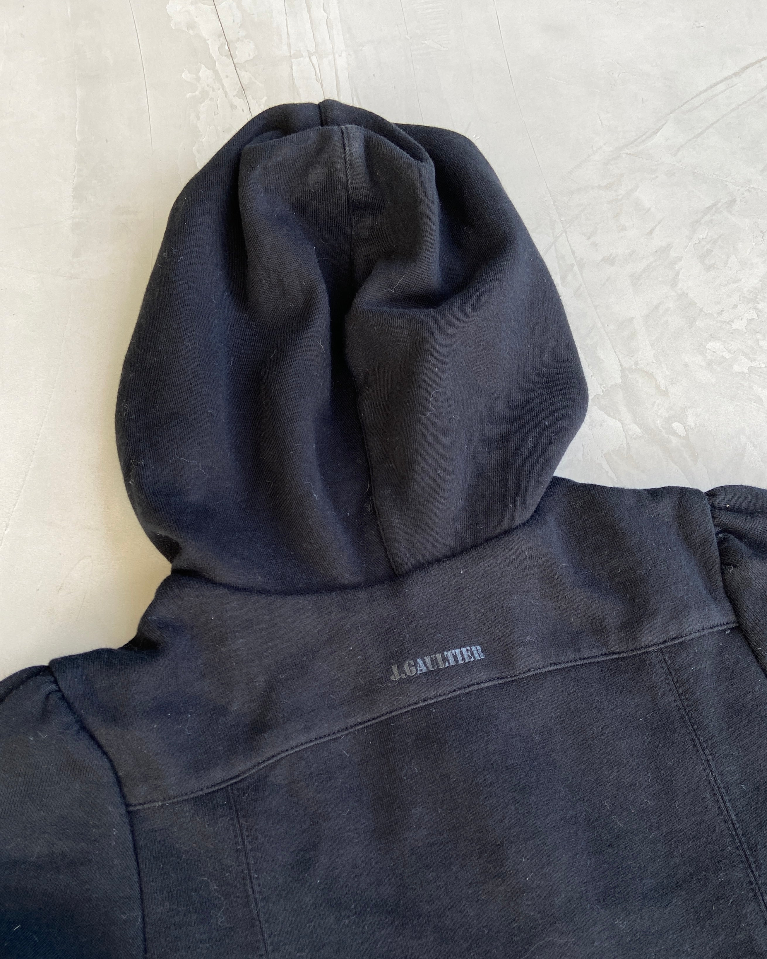 JUNIOR GAULTIER HOODED ZIPPER DRESS - XS/S