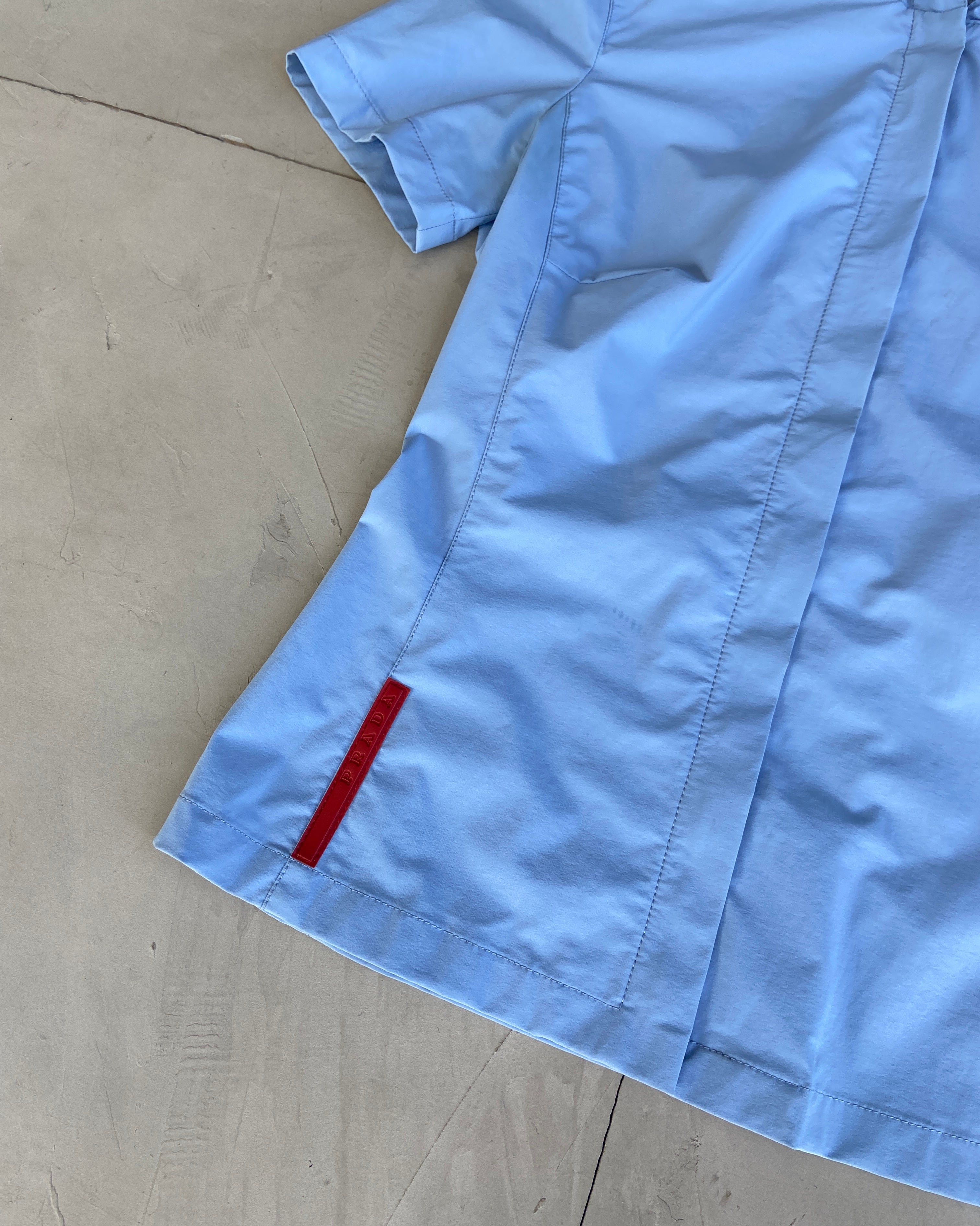 PRADA SPORT SS1999 HOODED ZIP-UP TOP - S