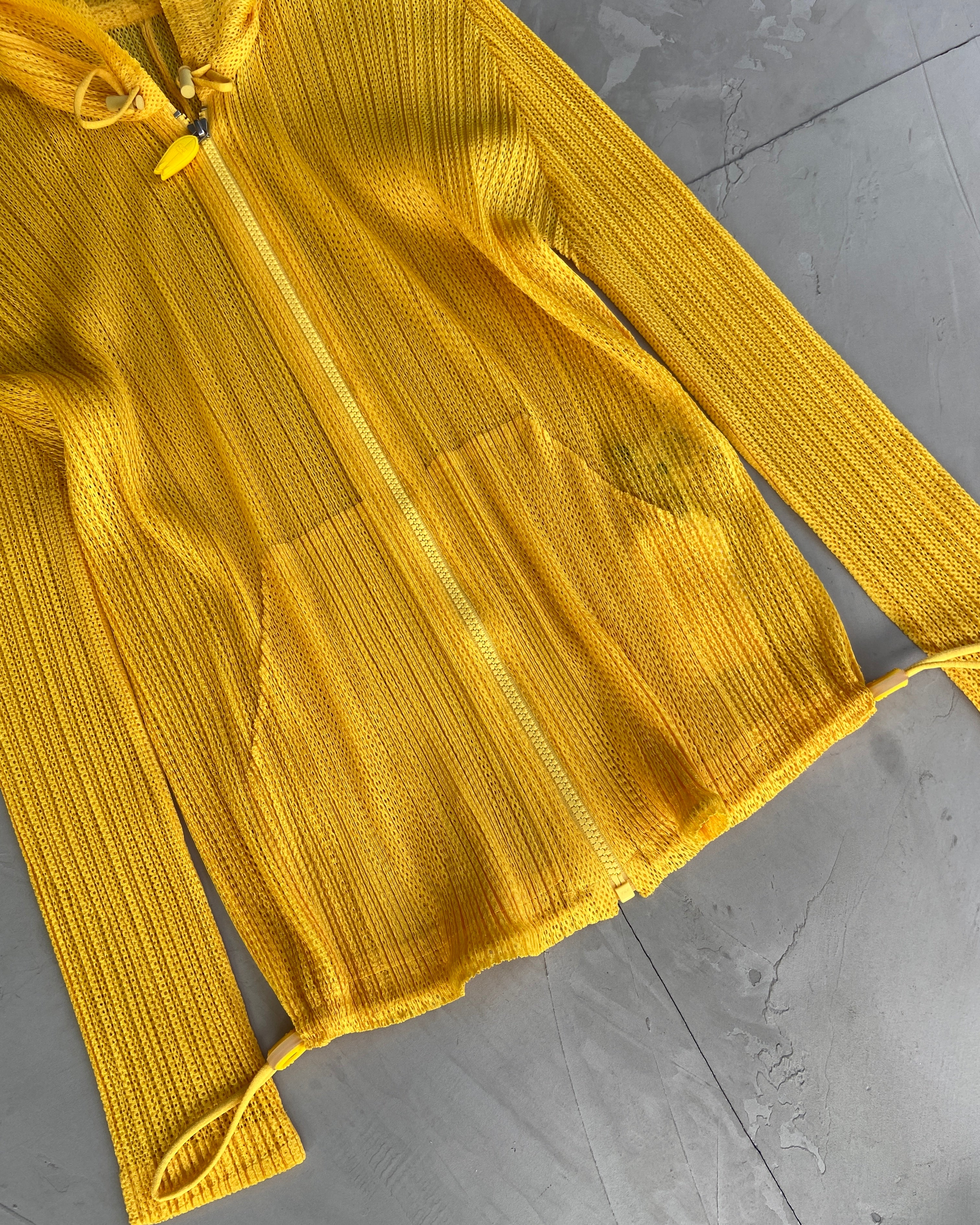 ISSEY MIYAKE PLEATS PLEASE MESH HOODIE