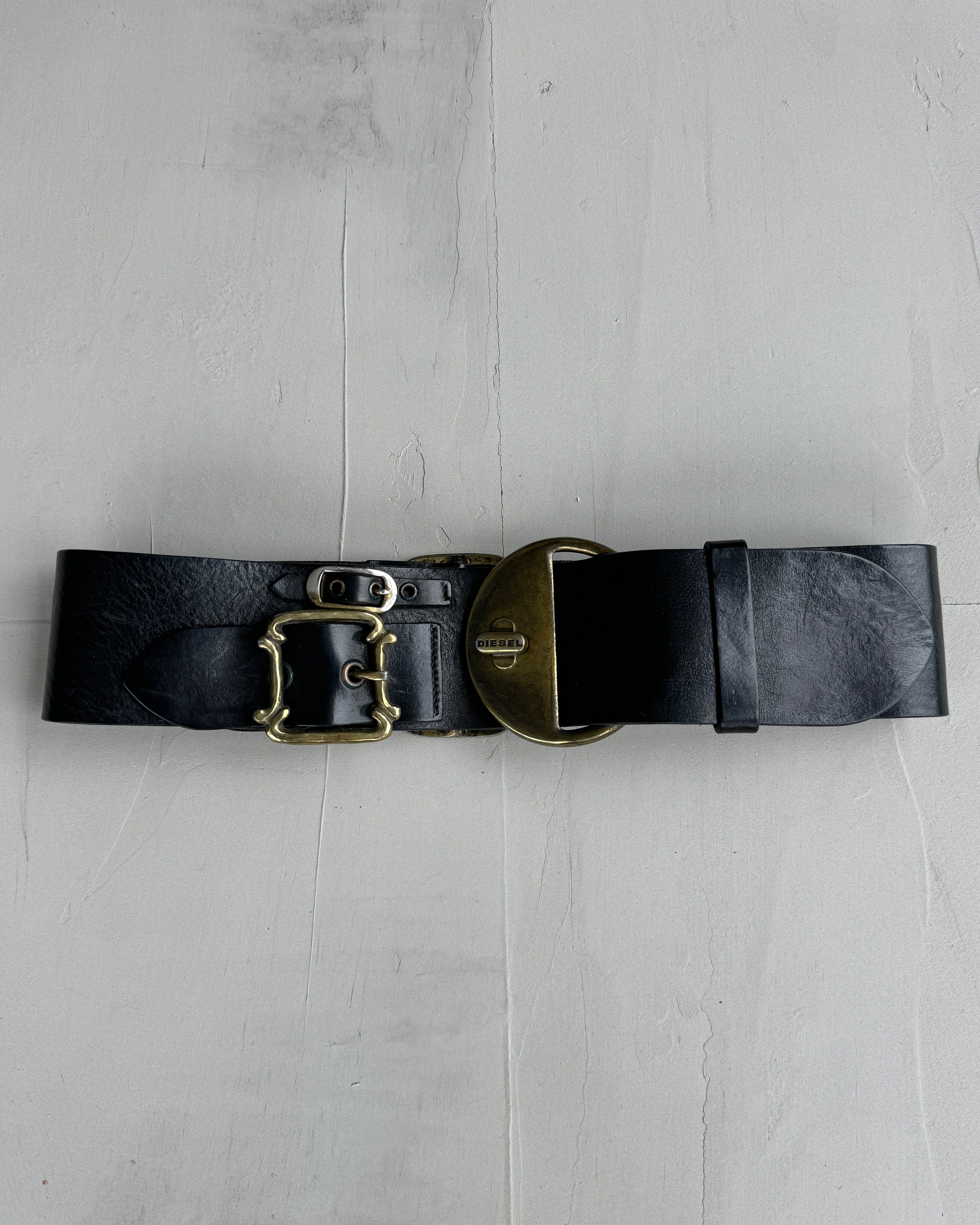 DIESEL LEATHER & BUCKLE BELT