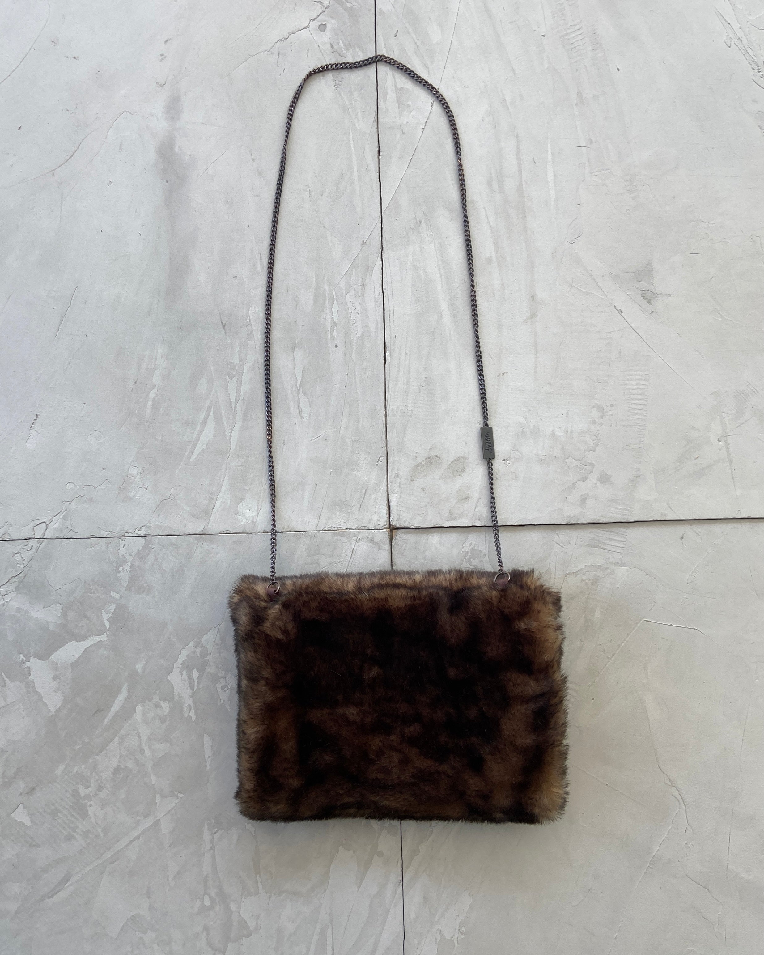 JUNIOR GAULTIER FAUX FUR 'ARM WARMER' BAG
