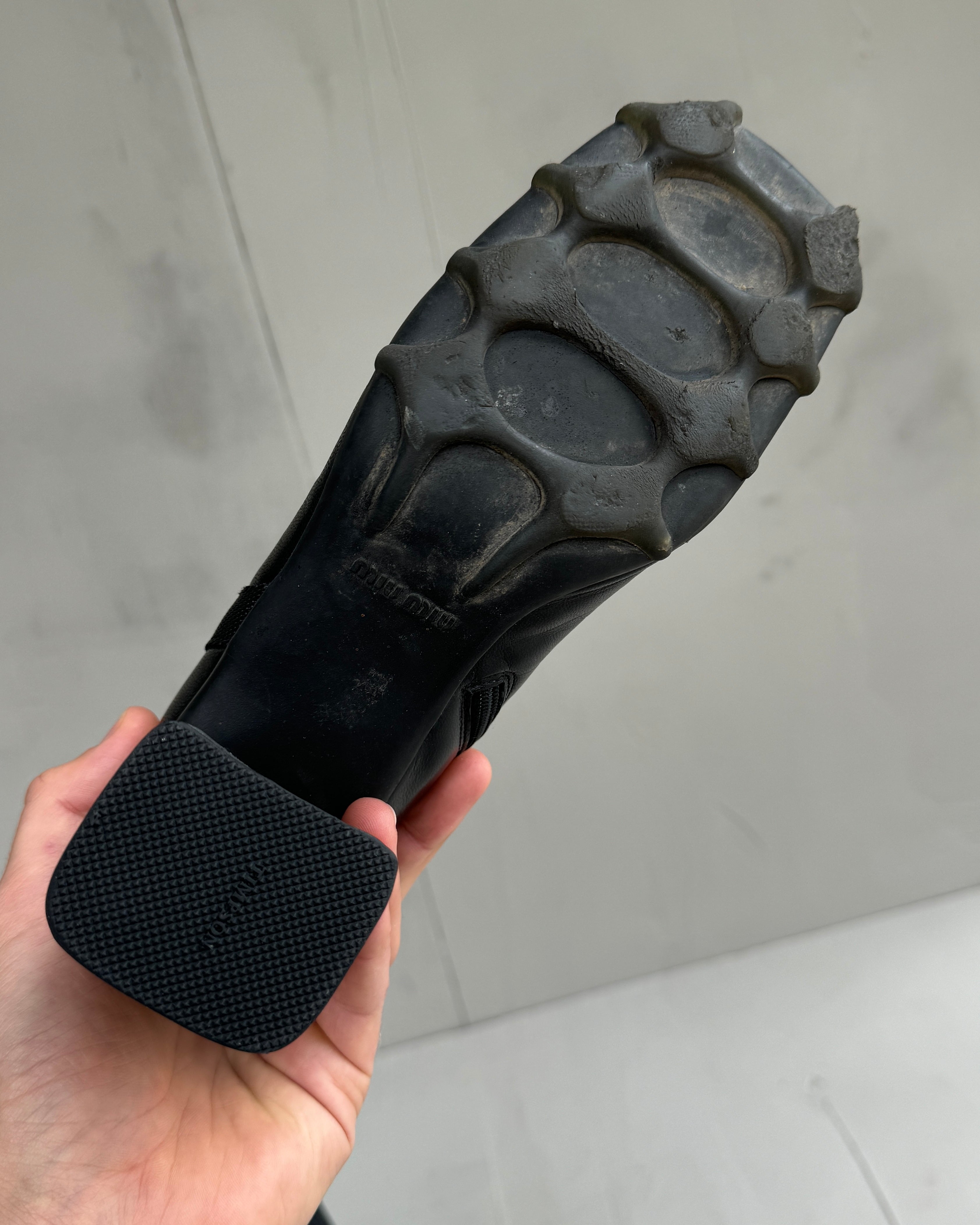 Miu Miu FW99 Bubble Sole Heeled Boots - EU 36.5