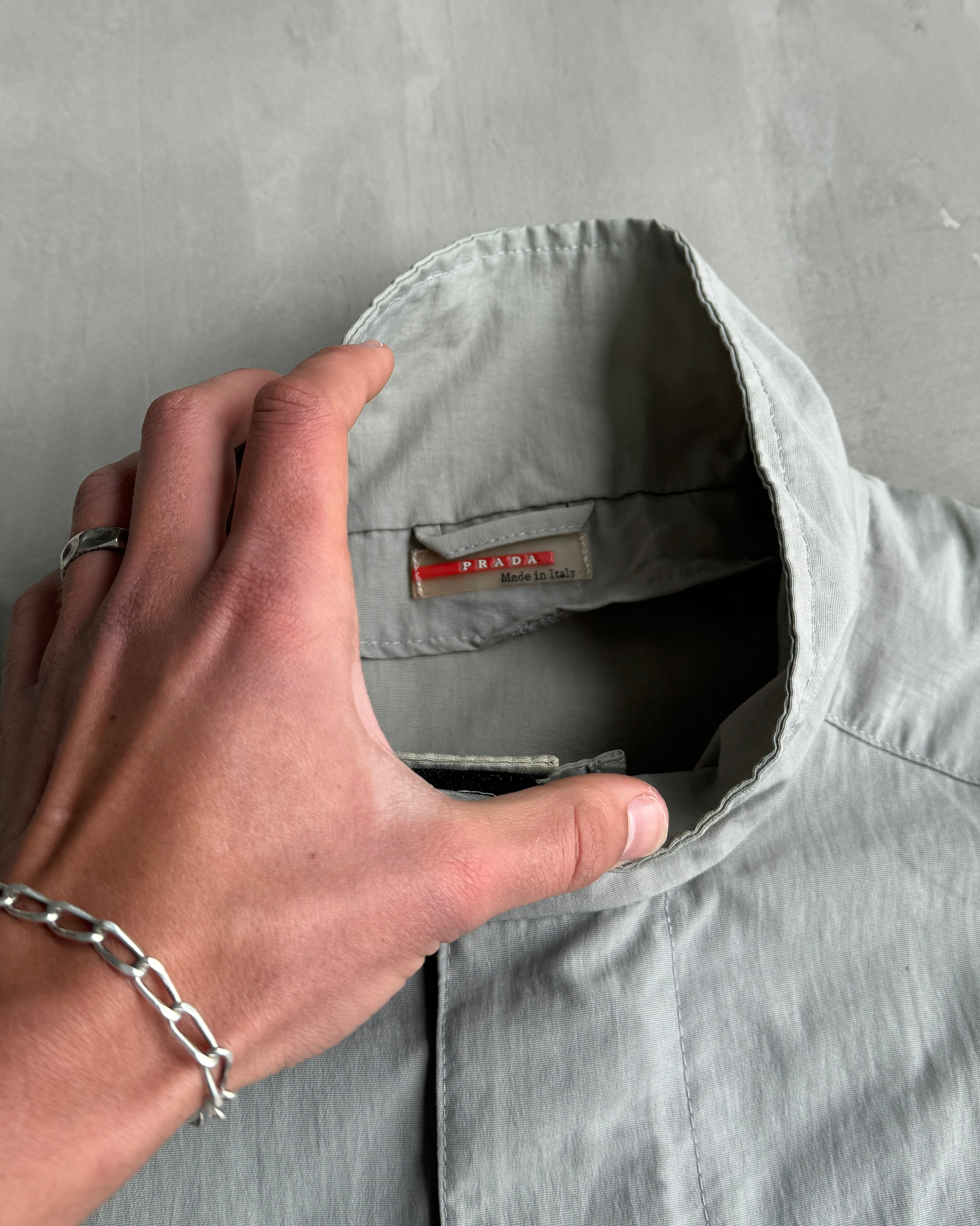 PRADA LUNA ROSSA WAISTCOAT JACKET - L