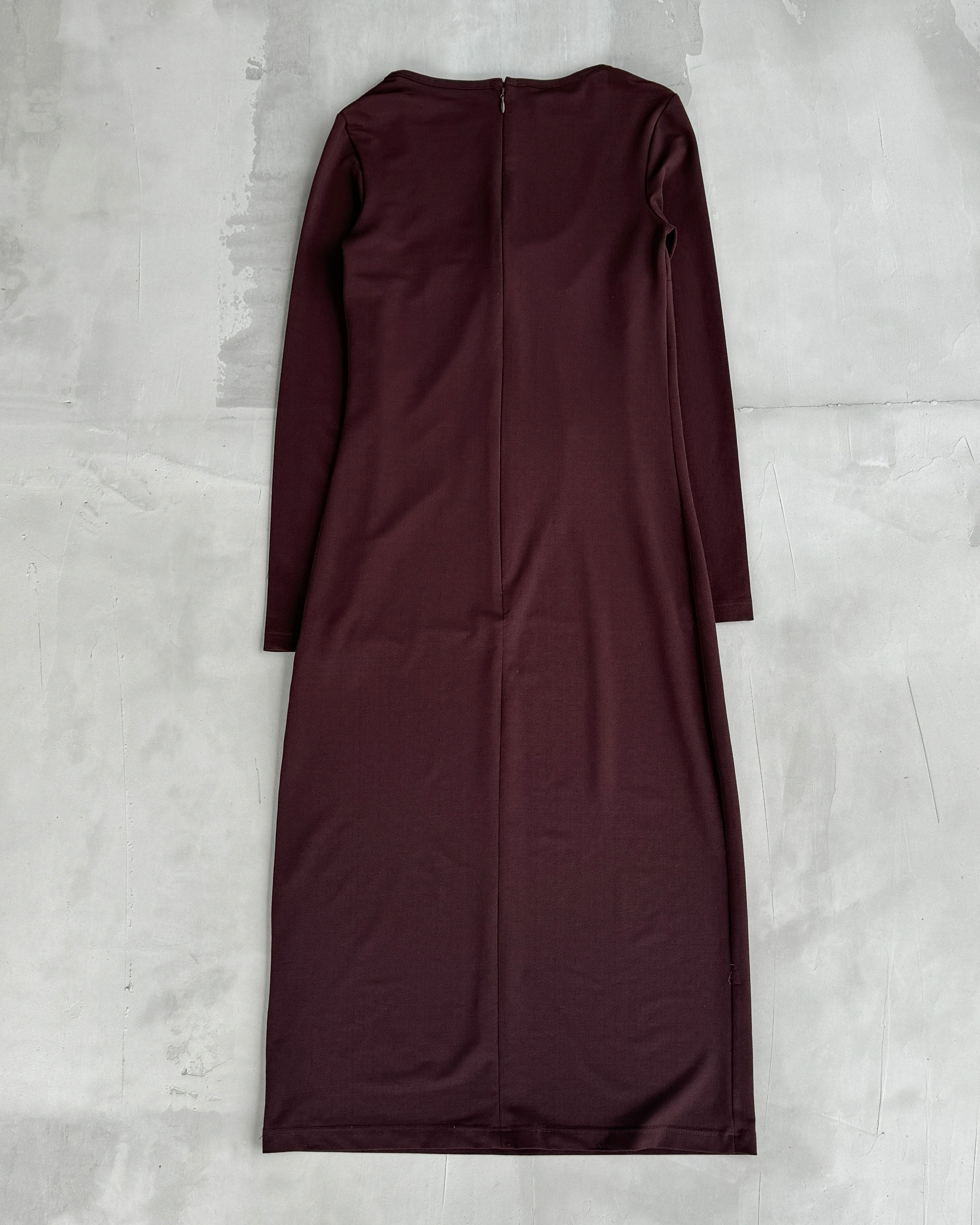 DOLCE AND GABBANA D&G NYLON BOW MIDI DRESS - M