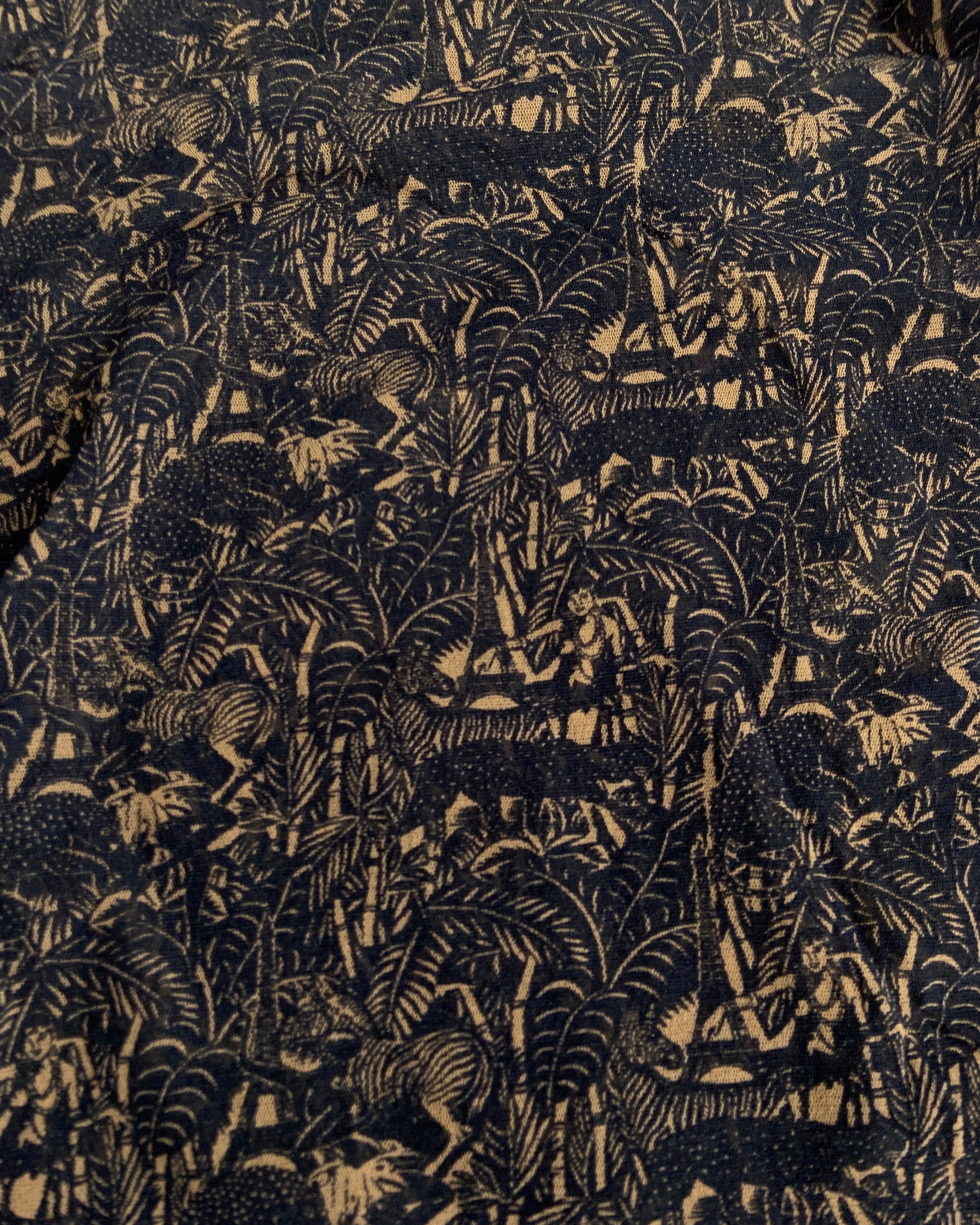 JEAN PAUL GAULTIER SS01 GRAPHIC MESH TOP - M/L