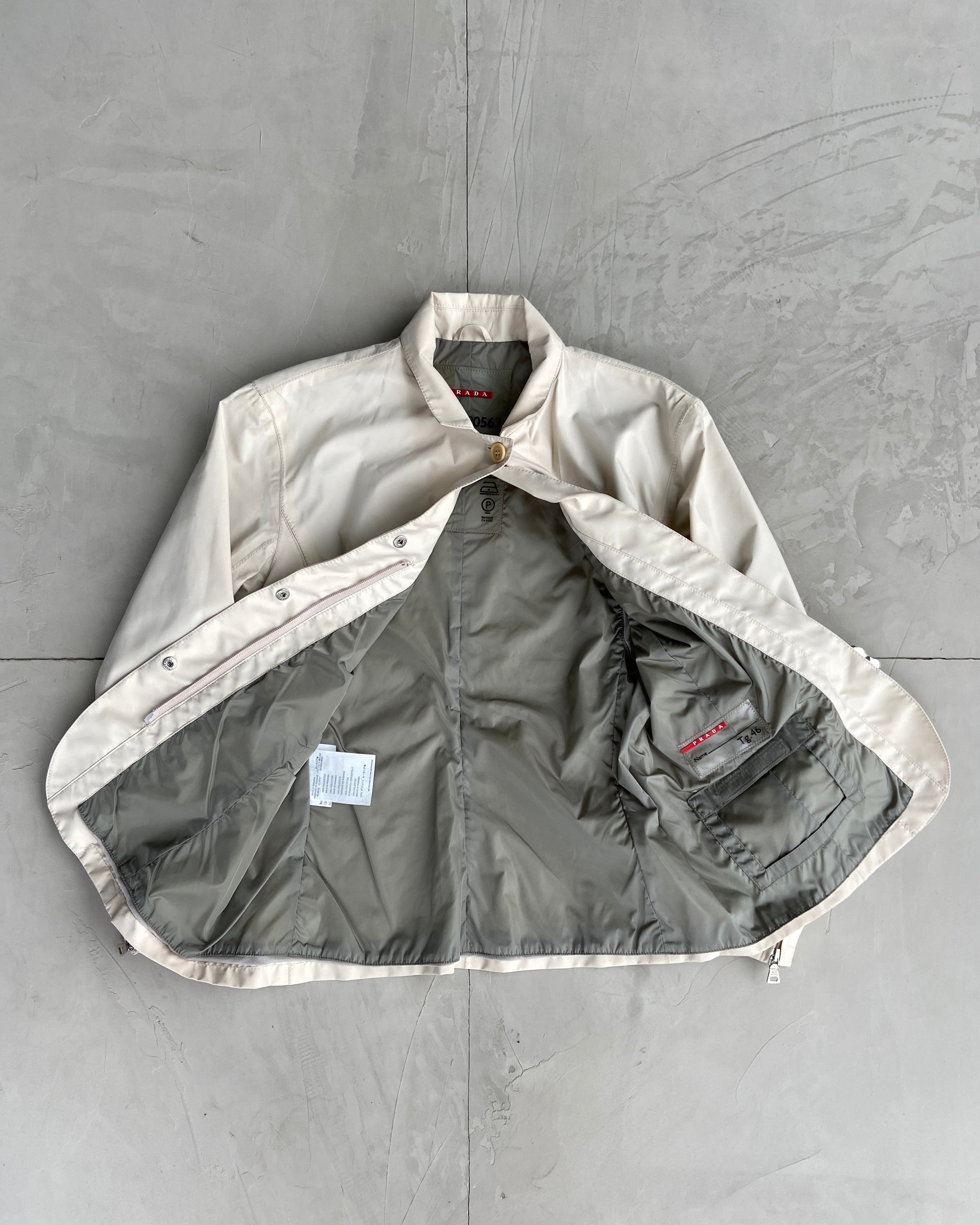 PRADA SPORT AW02 NYLON BLAZER JACKET - M
