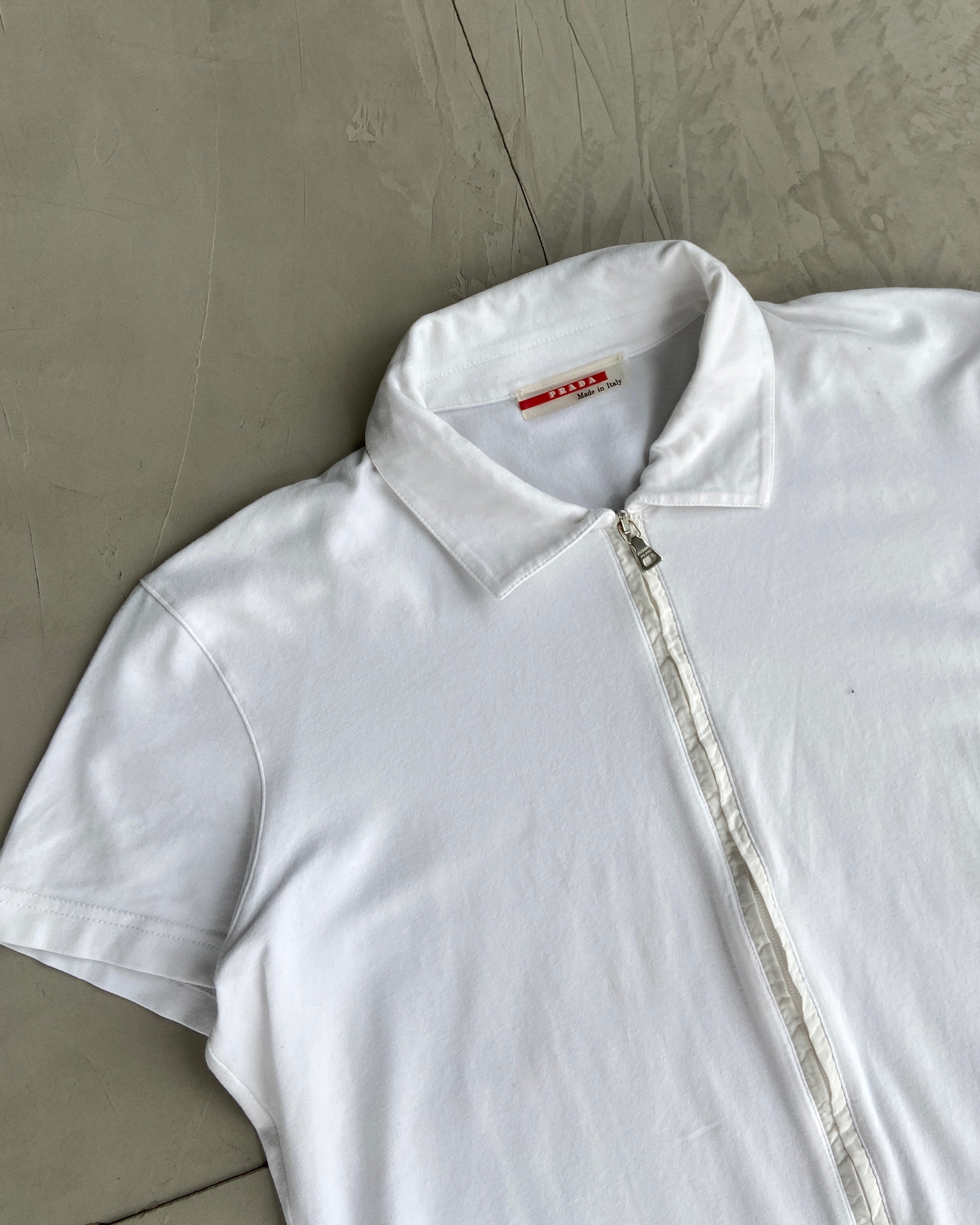 PRADA SPORT FW99 BACK POCKET ZIP-UP TOP - L