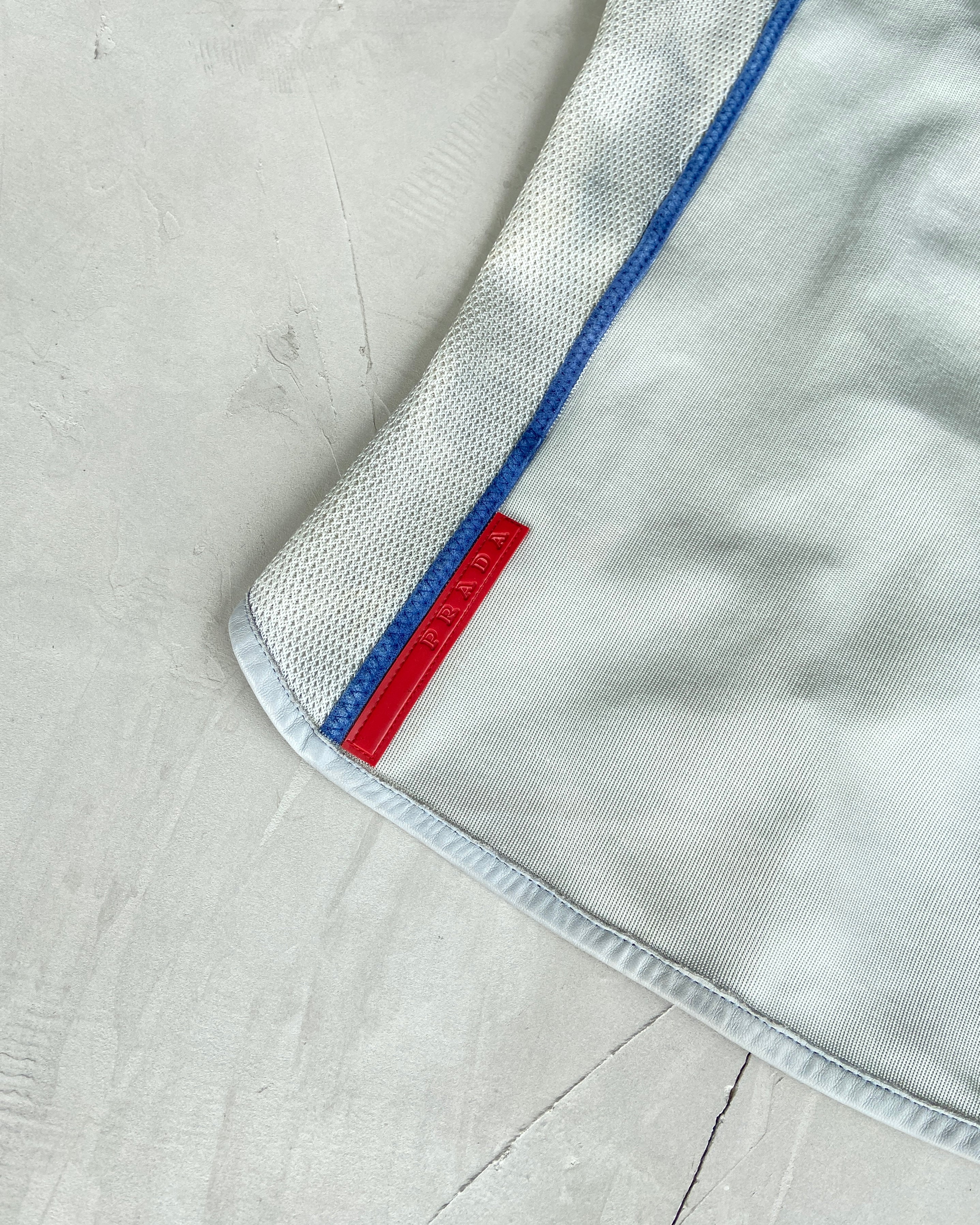 PRADA SPORT SS2000 LACE UP BACK BANDEAU TOP - M