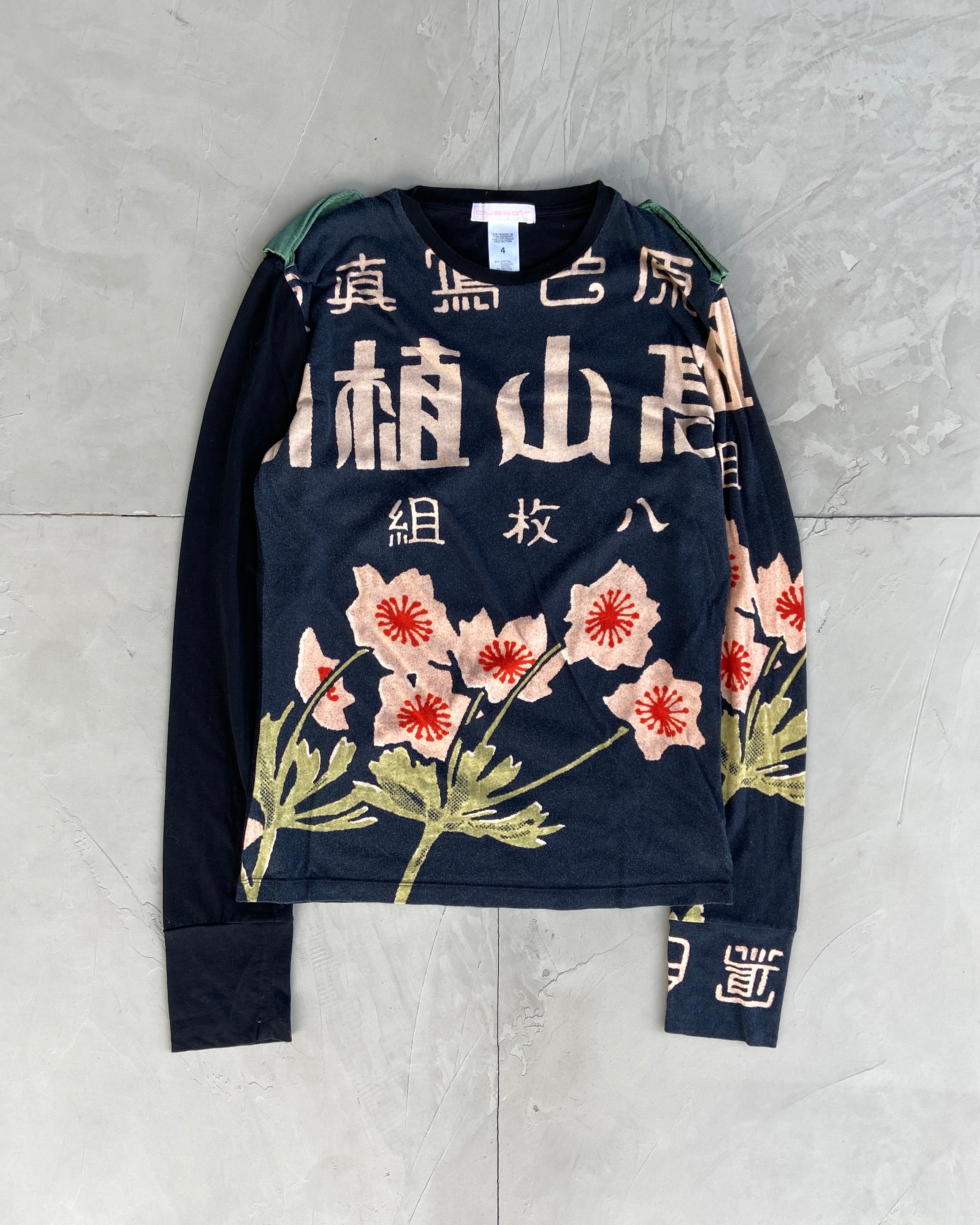 CUSTO BARCELONA FLOWERS TOP - L