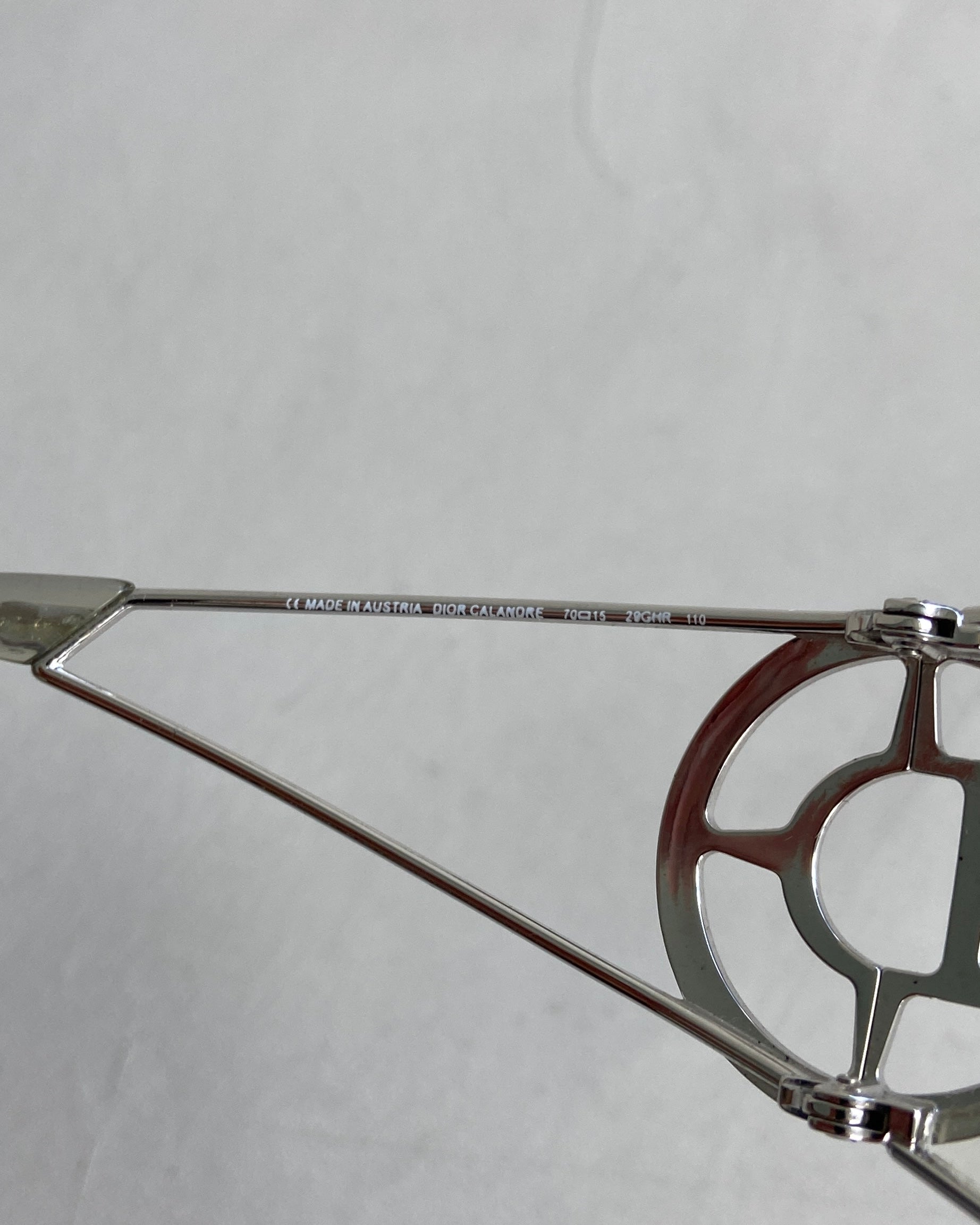 DIOR 2000'S 'D' WRAP AROUND SUNGLASSES