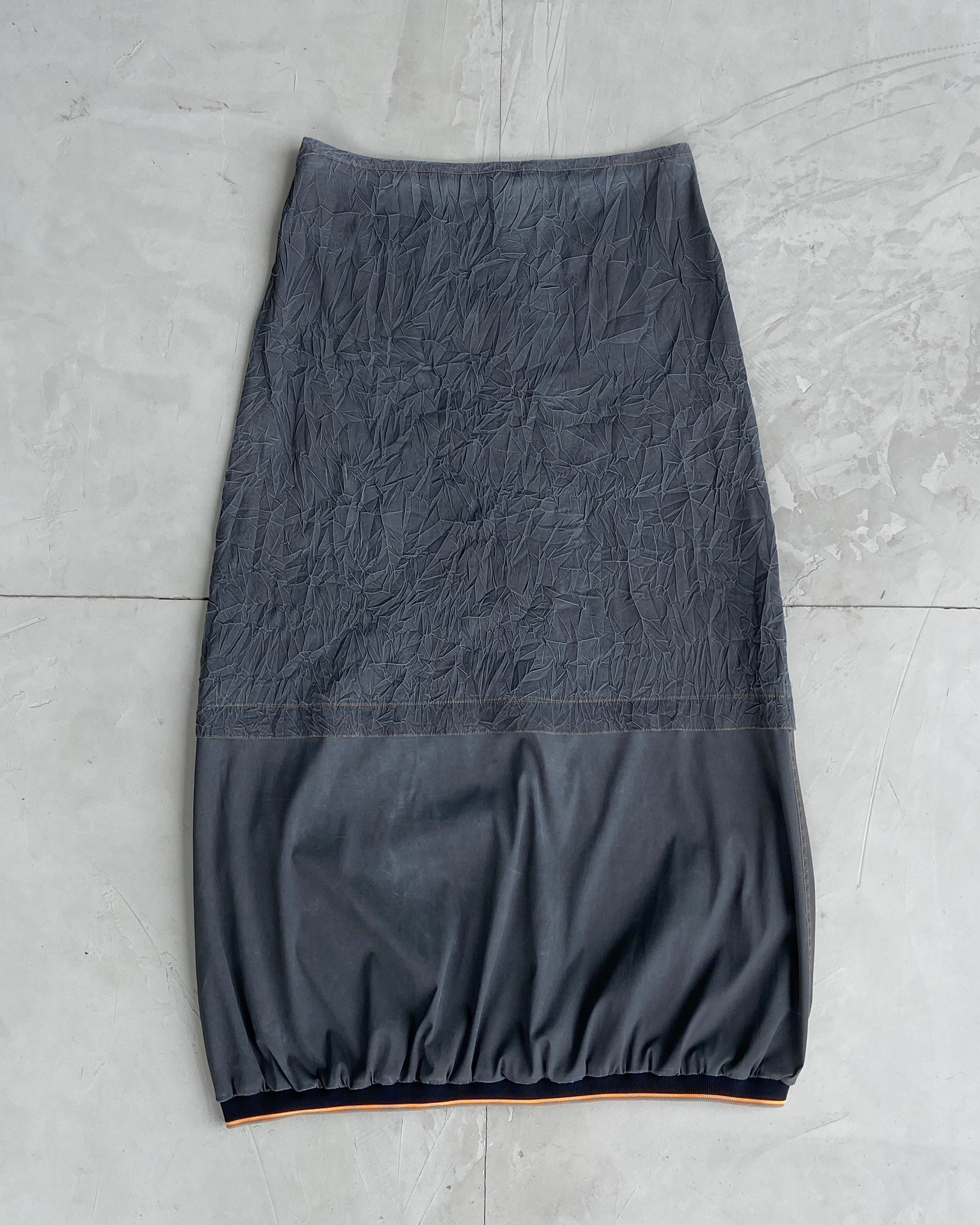 COP COPINE 2000'S TEXTURED CARGO MAXI SKIRT- M