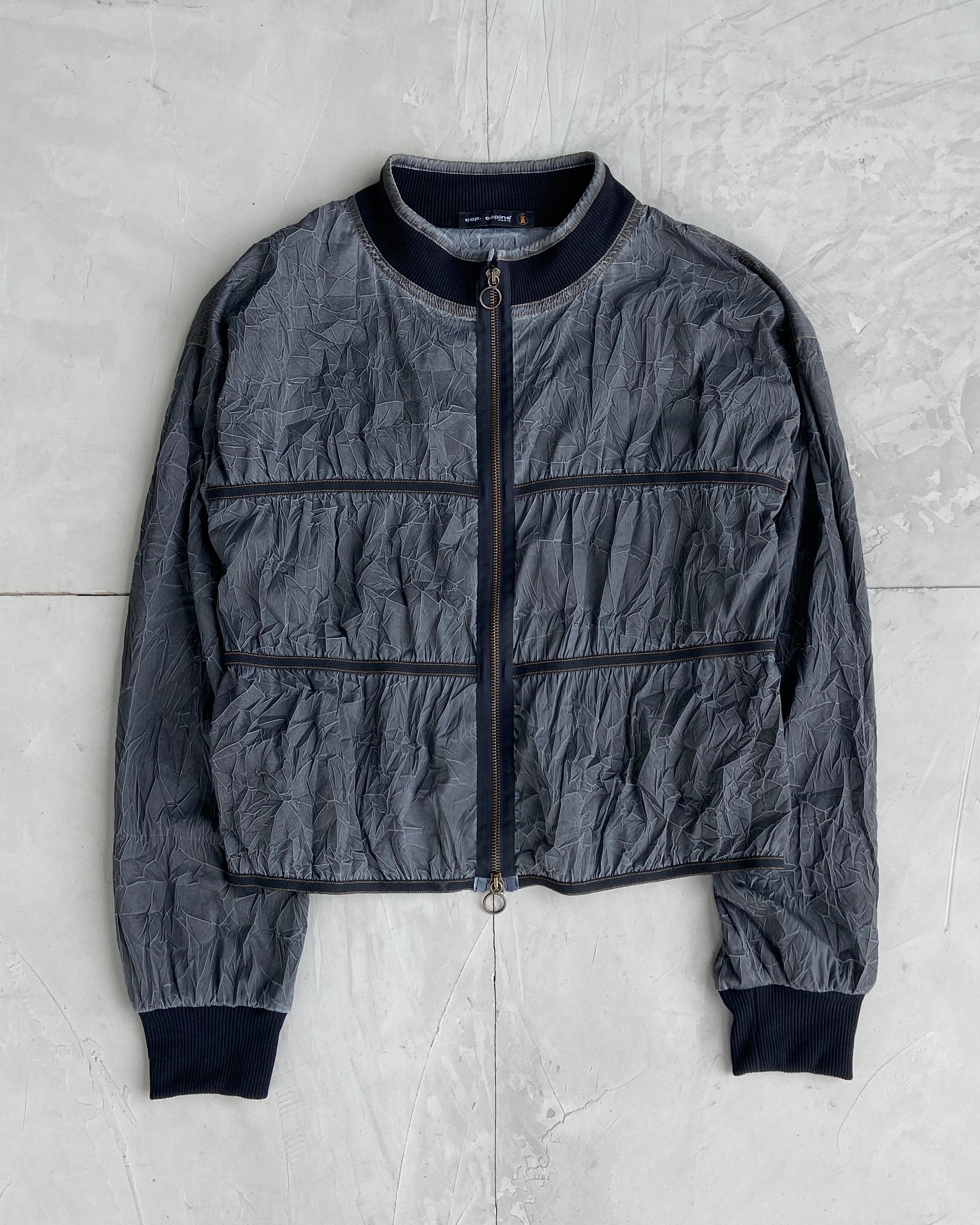COP COPINE 2000'S TEXTURED CARGO JACKET - M