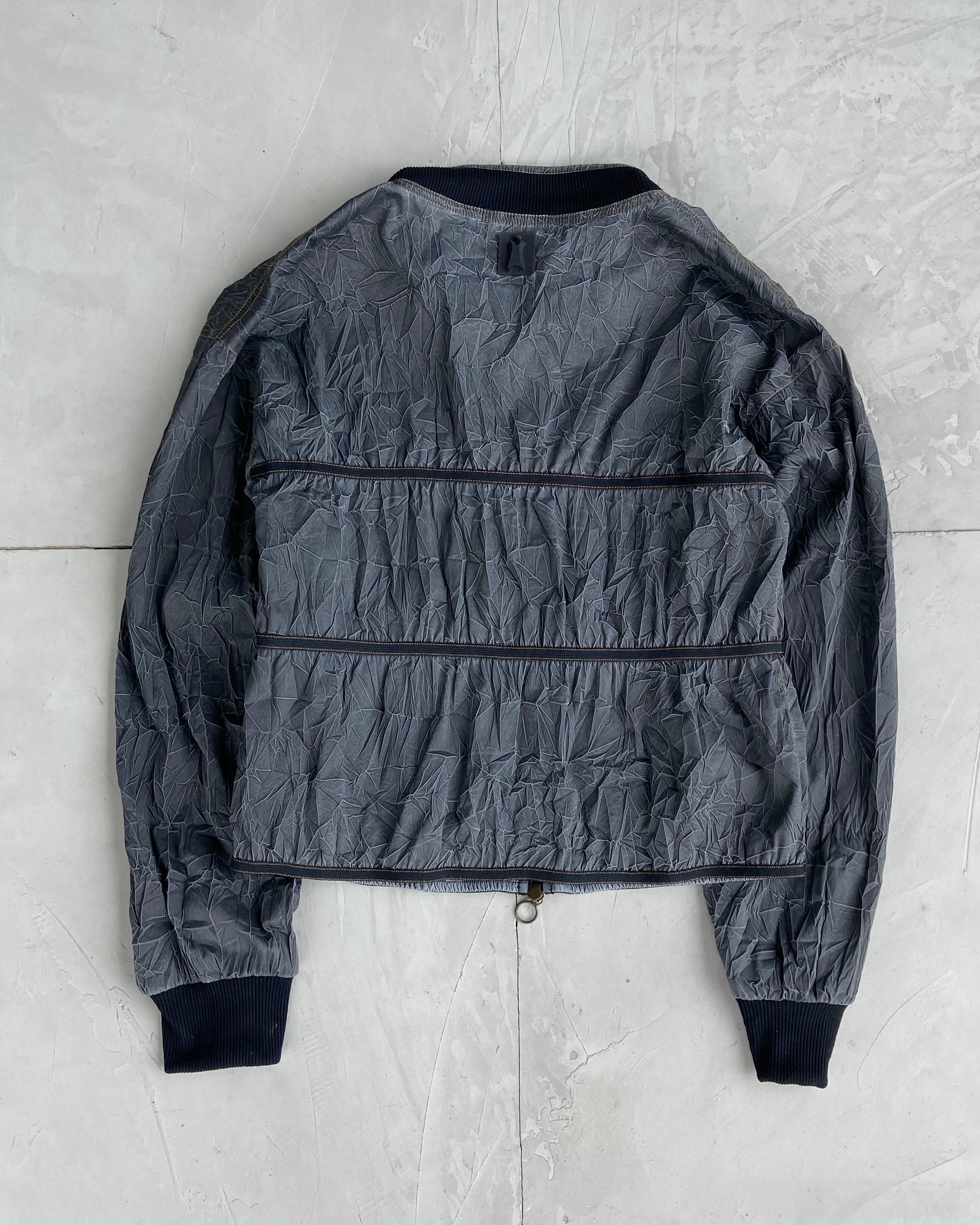 COP COPINE 2000'S TEXTURED CARGO JACKET - M