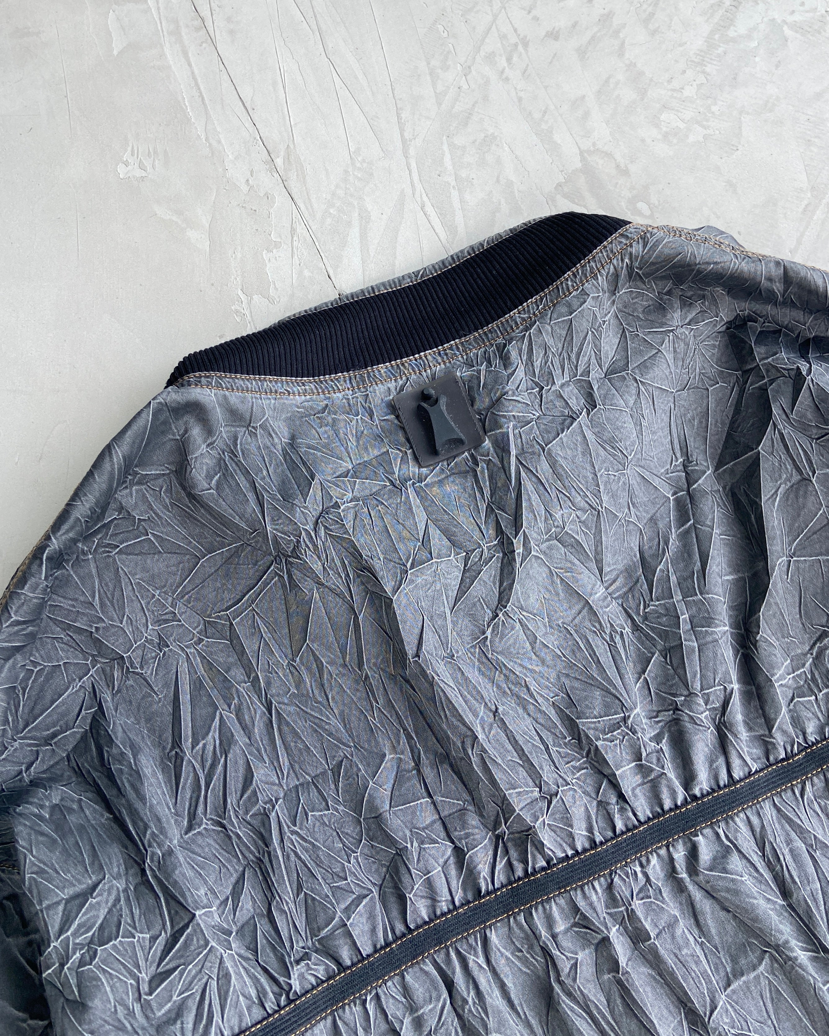 COP COPINE 2000'S TEXTURED CARGO JACKET - M