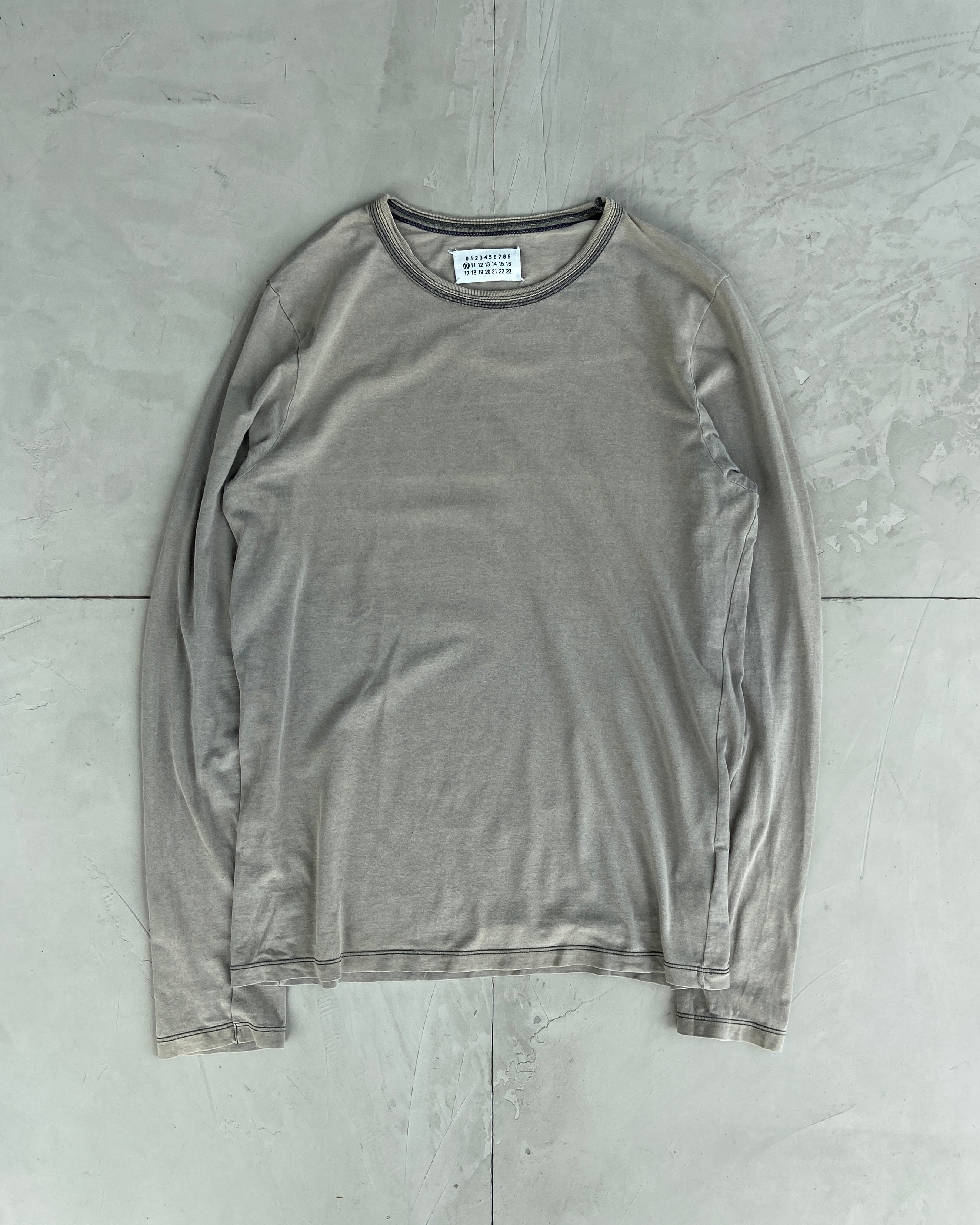 MAISON MARGIELA LONG SLEEVE TEE - L