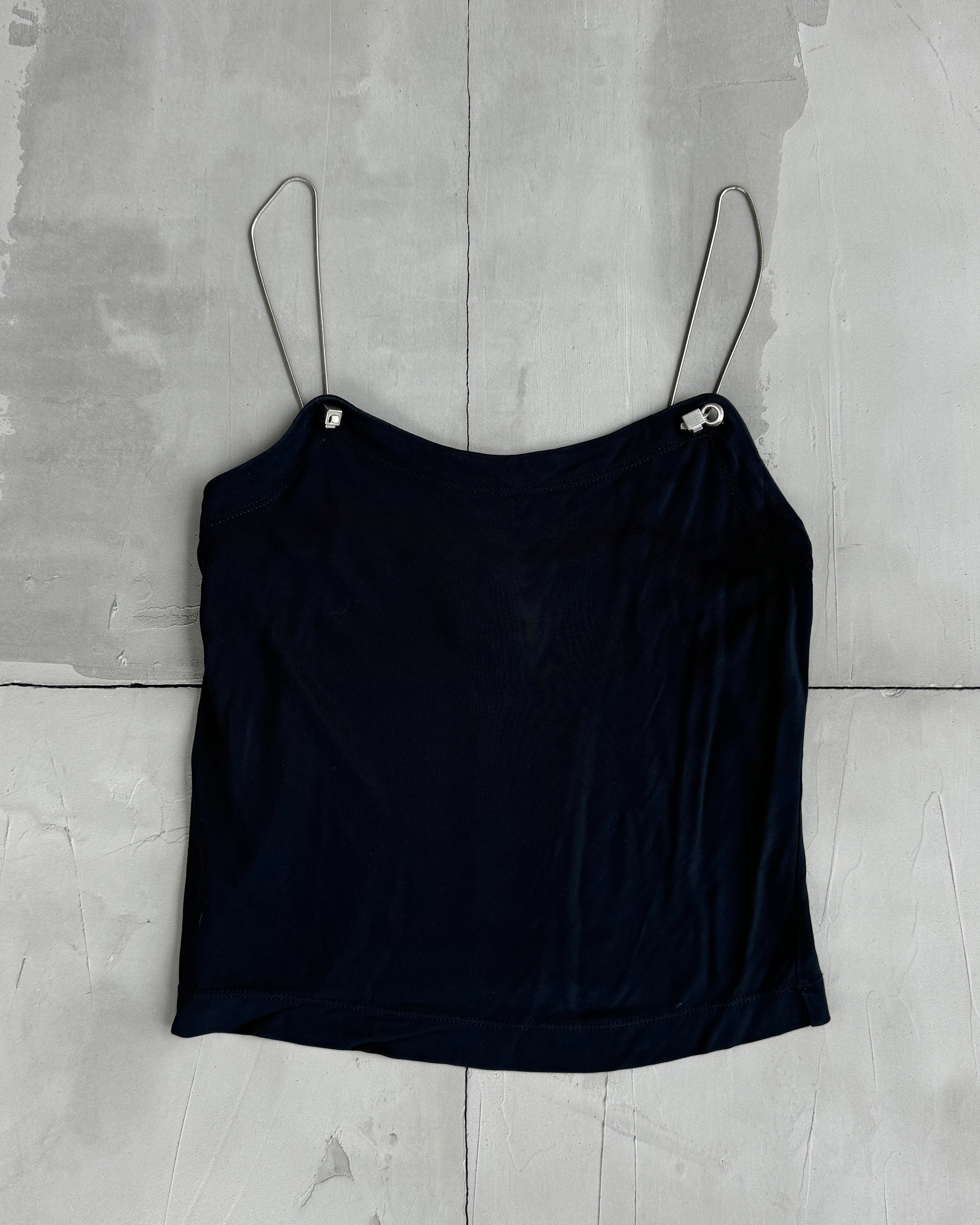 Versace Jeans Couture Black Vest Top - S