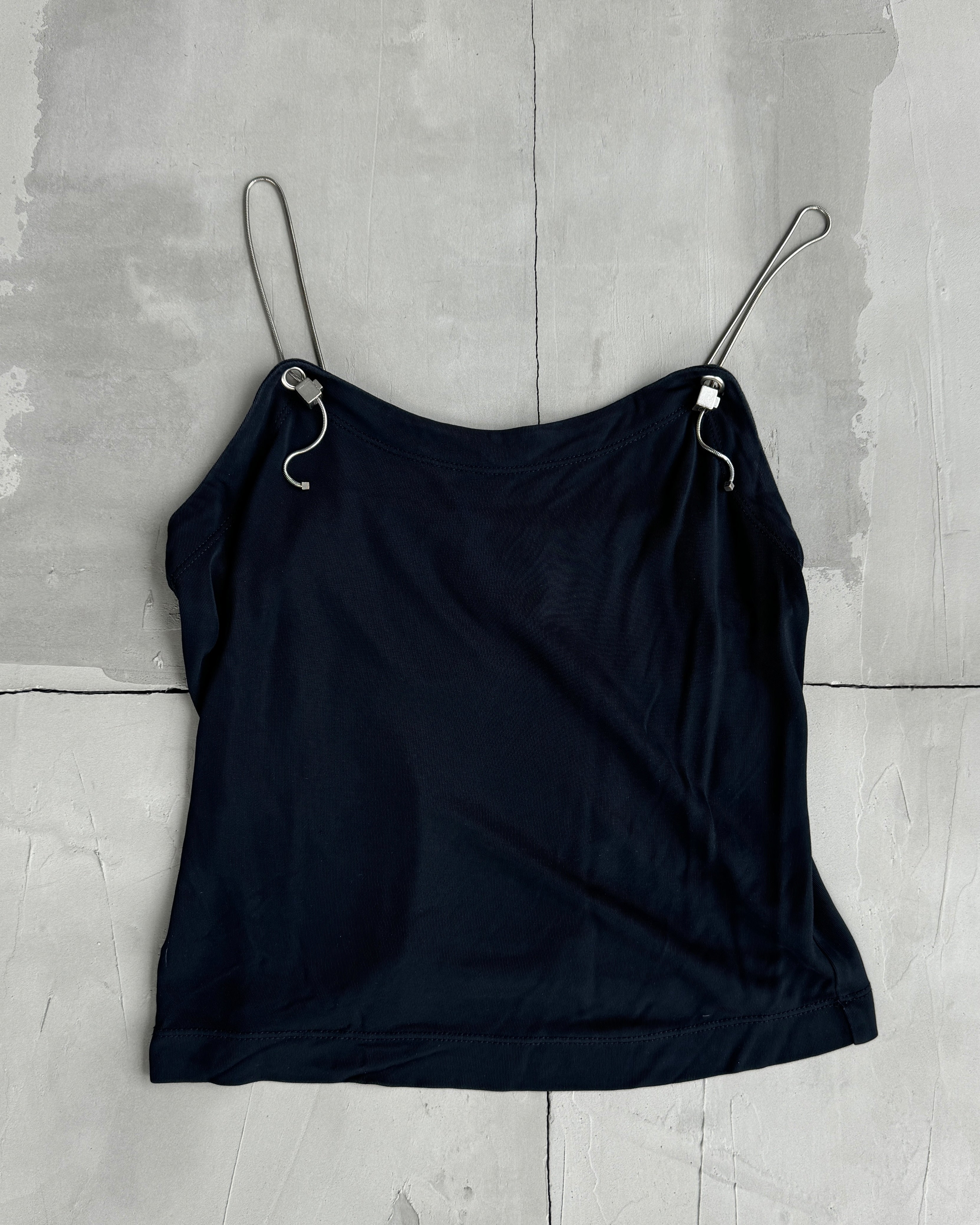 Versace Jeans Couture Black Vest Top - S