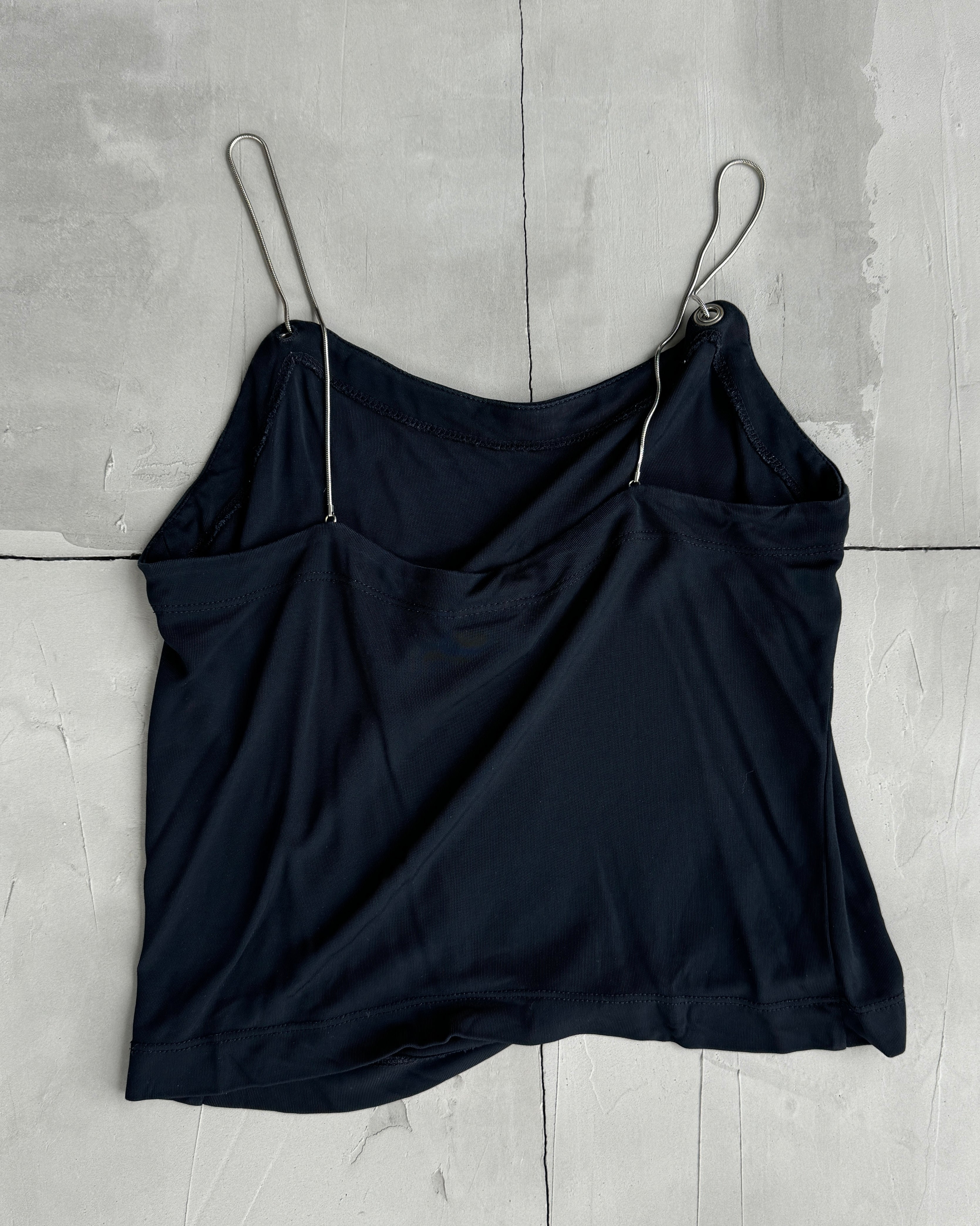 Versace Jeans Couture Black Vest Top - S