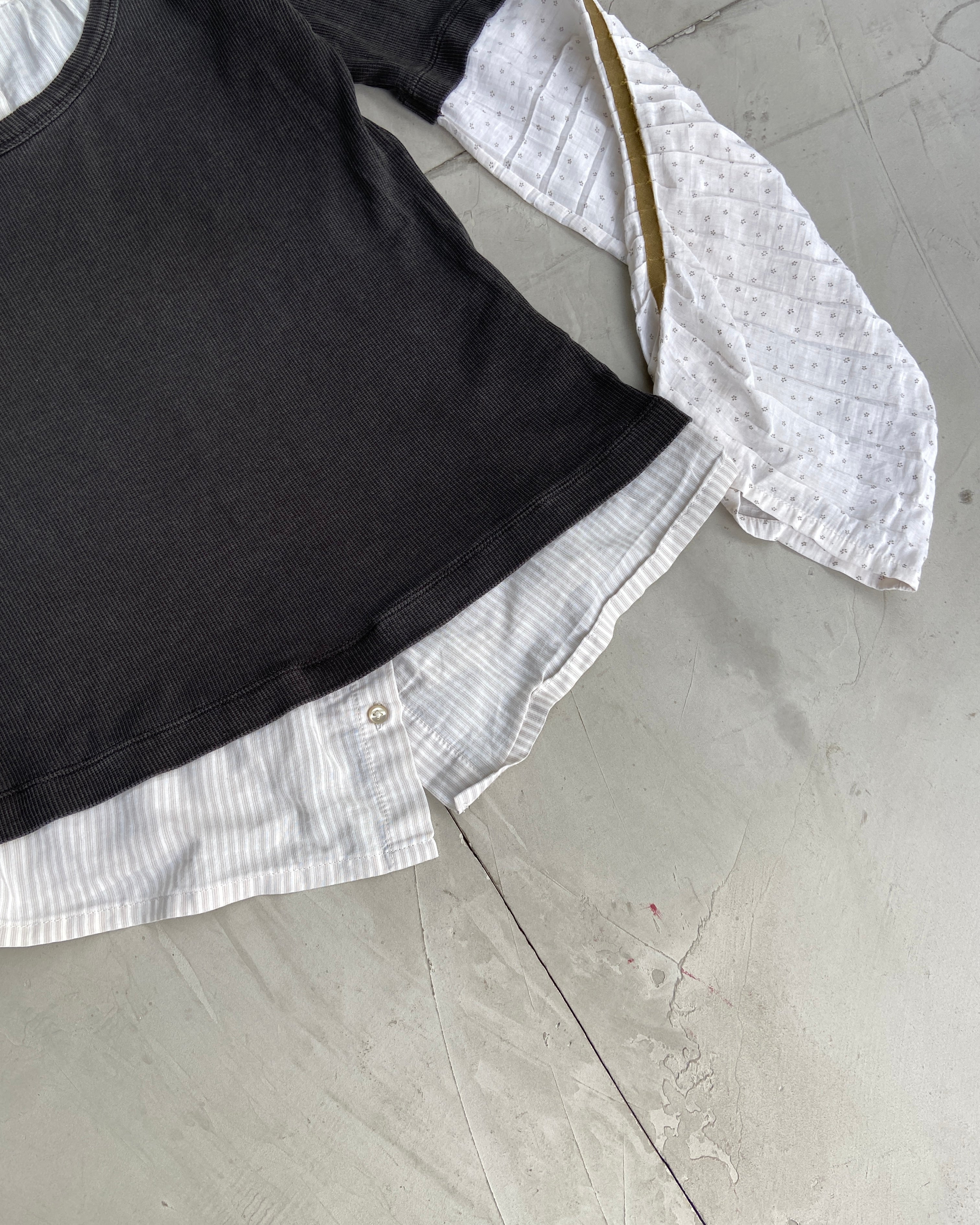 COP COPINE 2000'S DOUBLE LAYER TOP - S