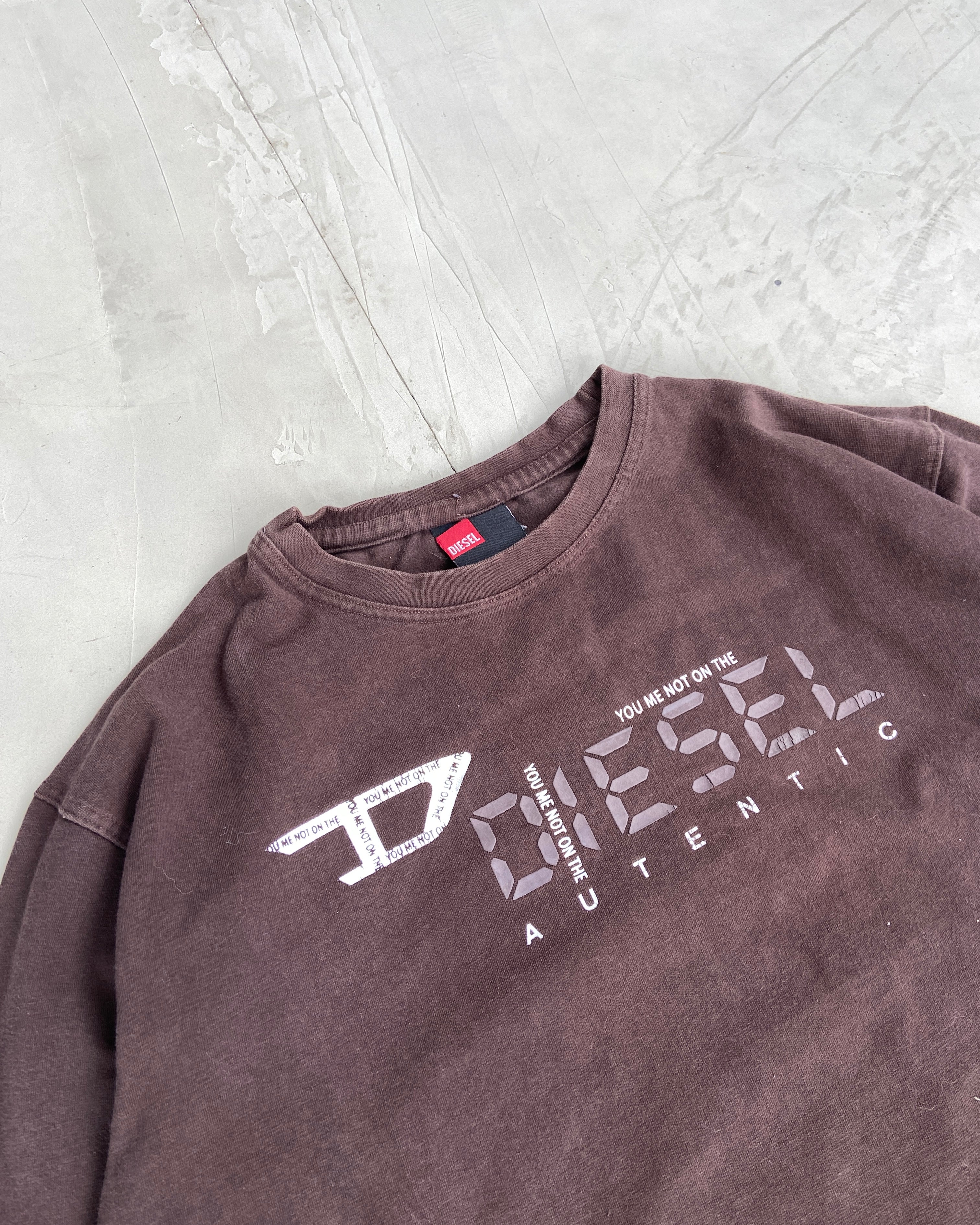 DIESEL 2000'S LONG SLEEVE TOP - M