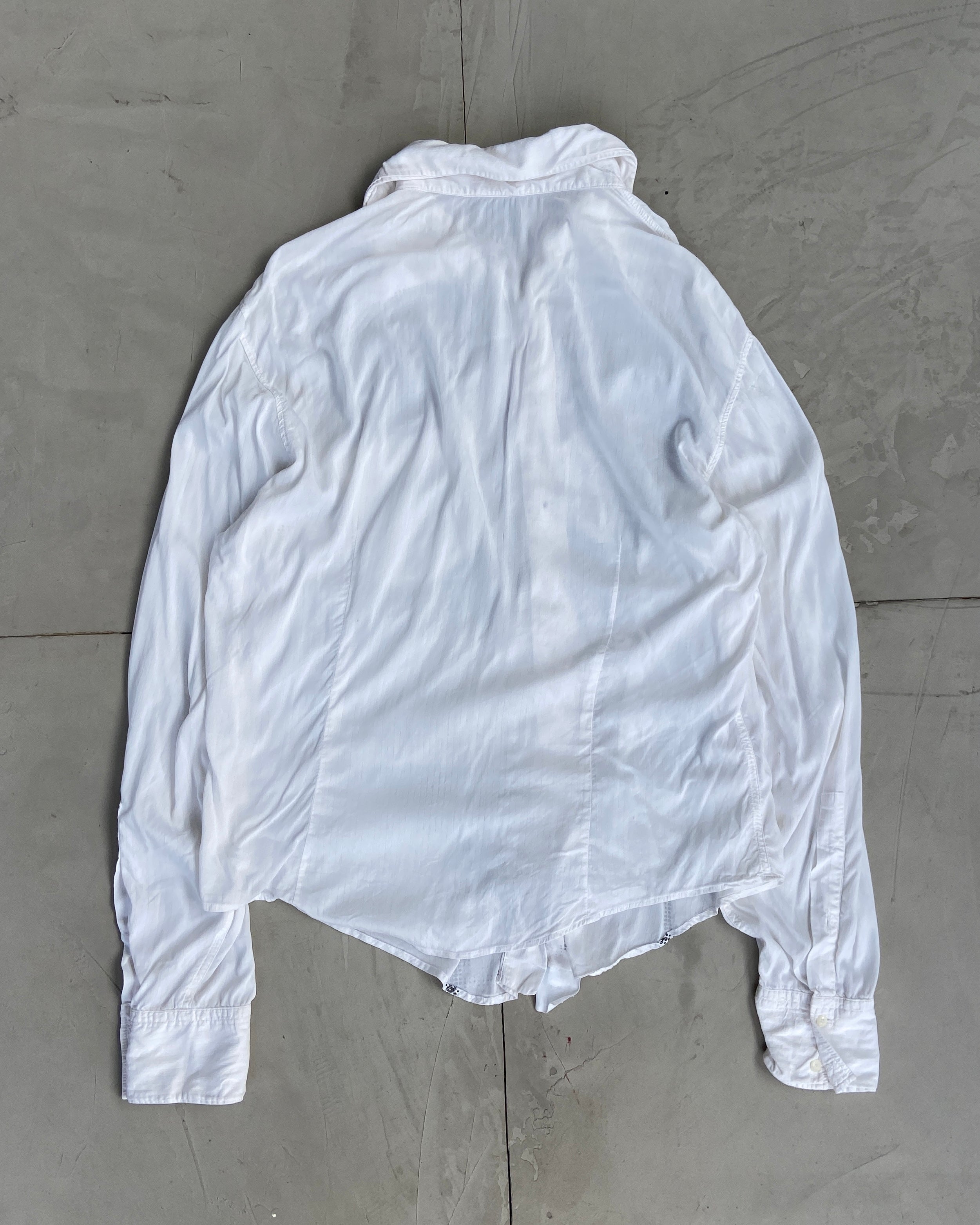 JUST CAVALLI 2000'S NAKED PRINT SHIRT - L